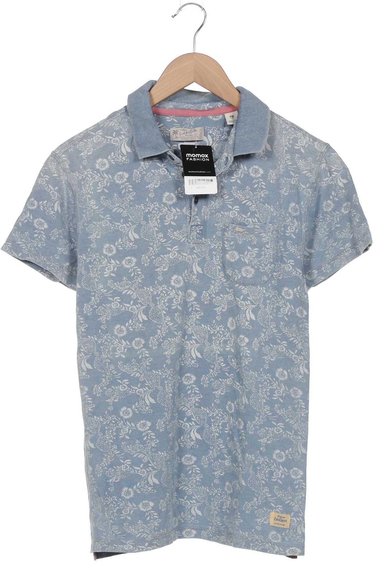 

Scotch & Soda Herren Poloshirt, blau, Gr. 46