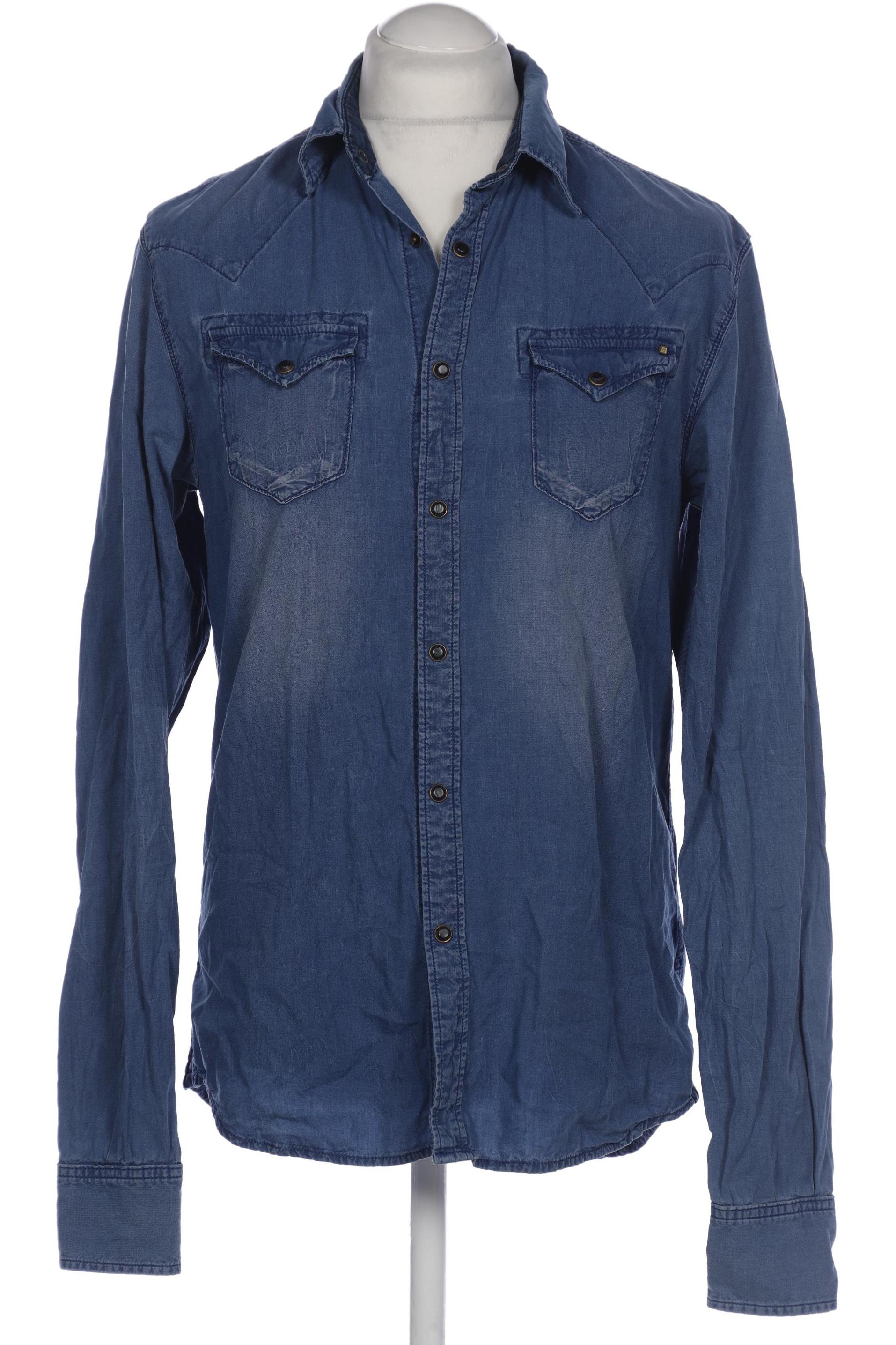 

Scotch & Soda Herren Hemd, blau, Gr. 48