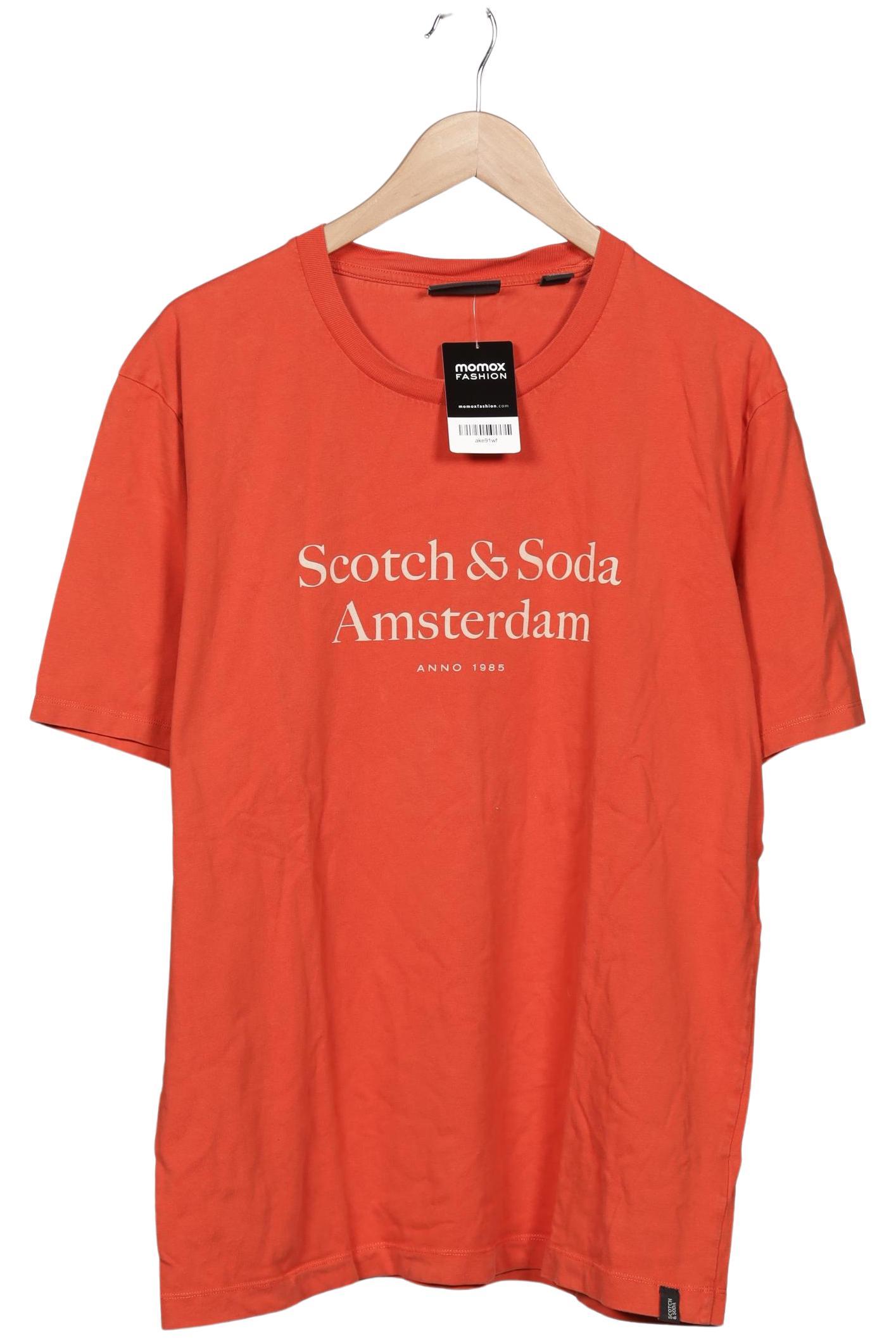 

Scotch & Soda Herren T-Shirt, orange, Gr. 56