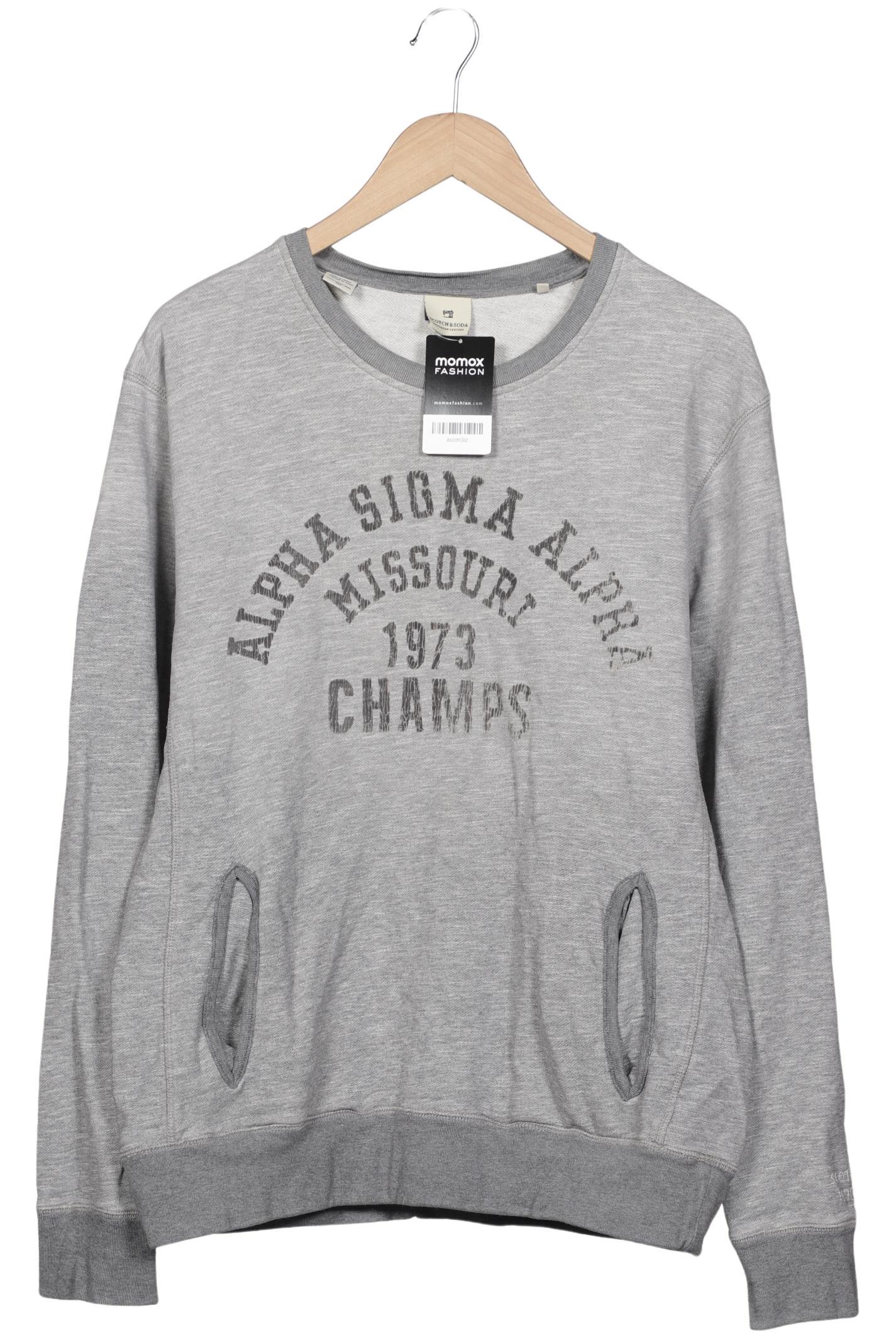 

Scotch & Soda Herren Sweatshirt, grau, Gr. 52