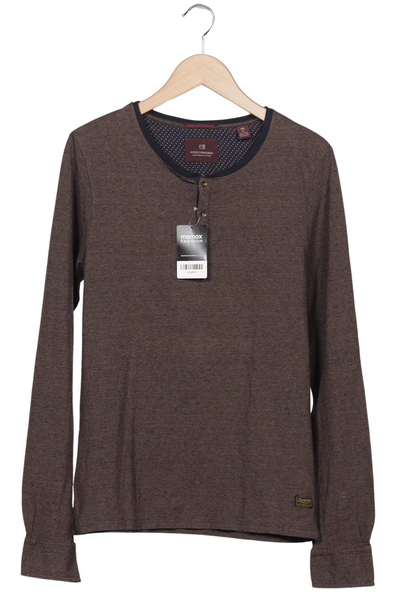 

Scotch & Soda Herren Langarmshirt, braun, Gr. 46