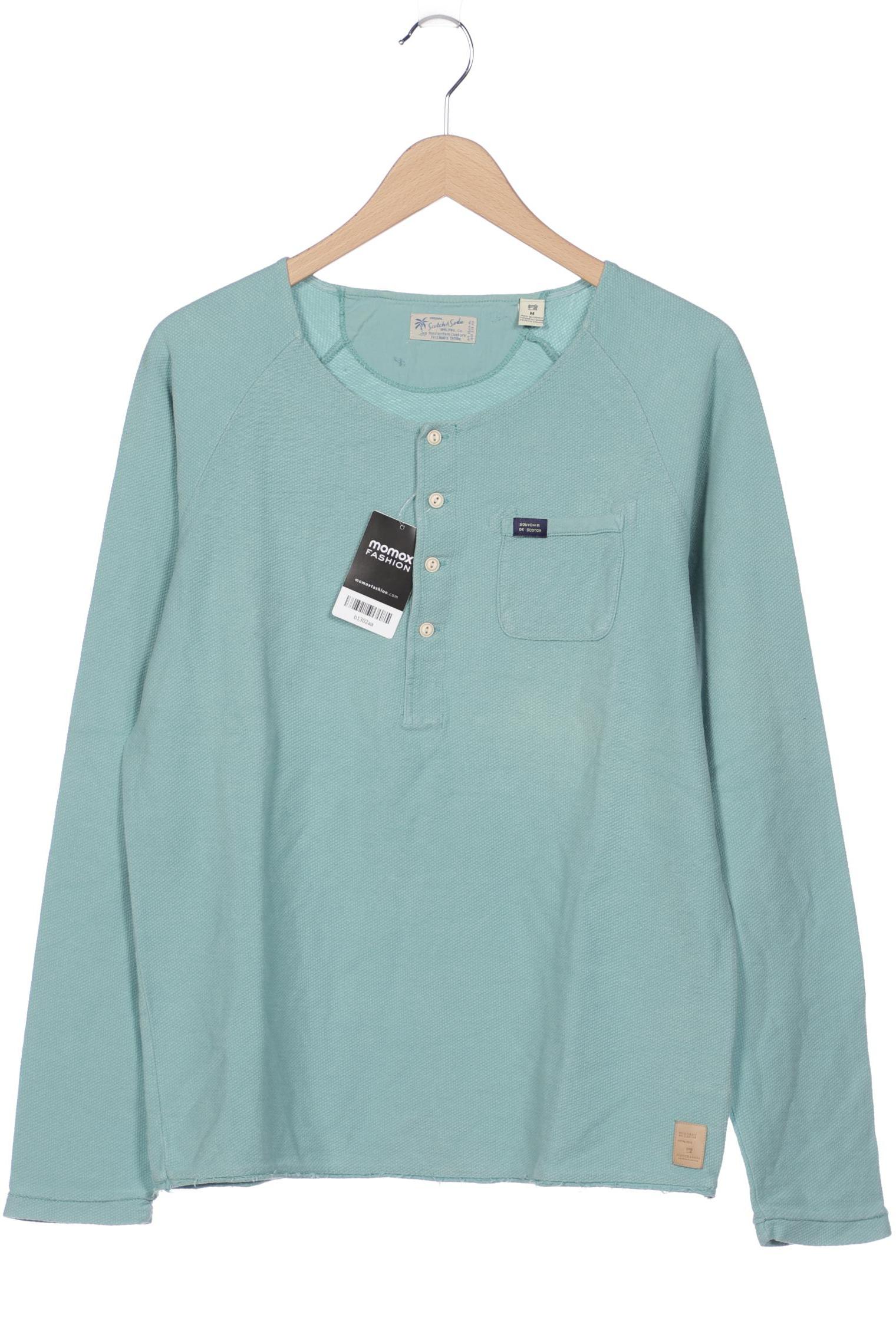 

Scotch & Soda Herren Sweatshirt, türkis, Gr. 48