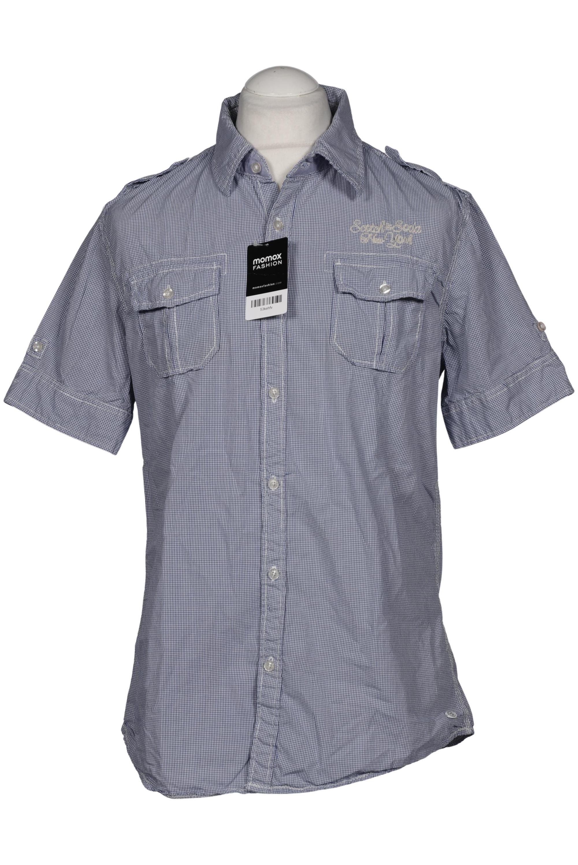 

Scotch & Soda Herren Hemd, blau, Gr. 52