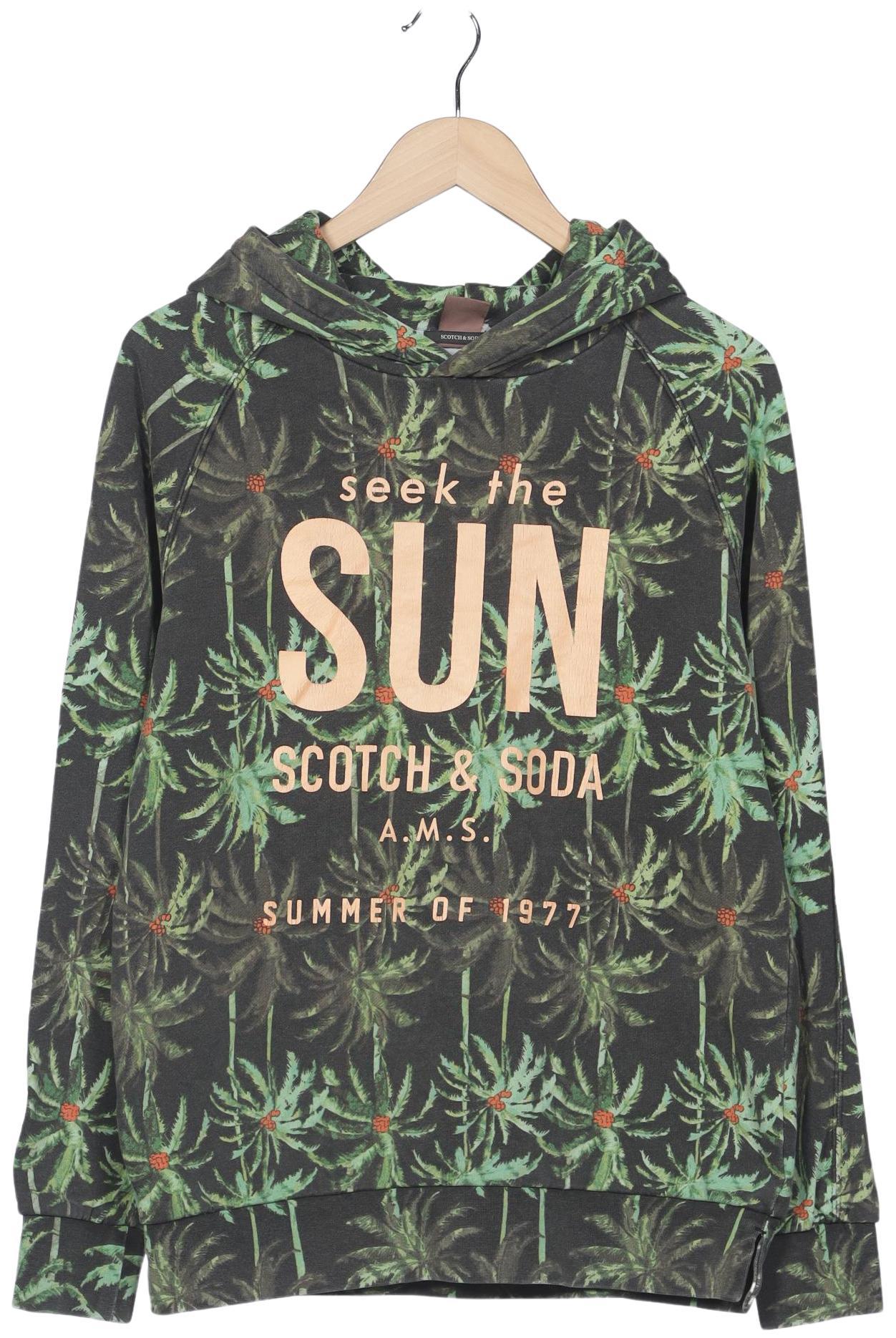 

Scotch & Soda Herren Kapuzenpullover, grün, Gr. 48