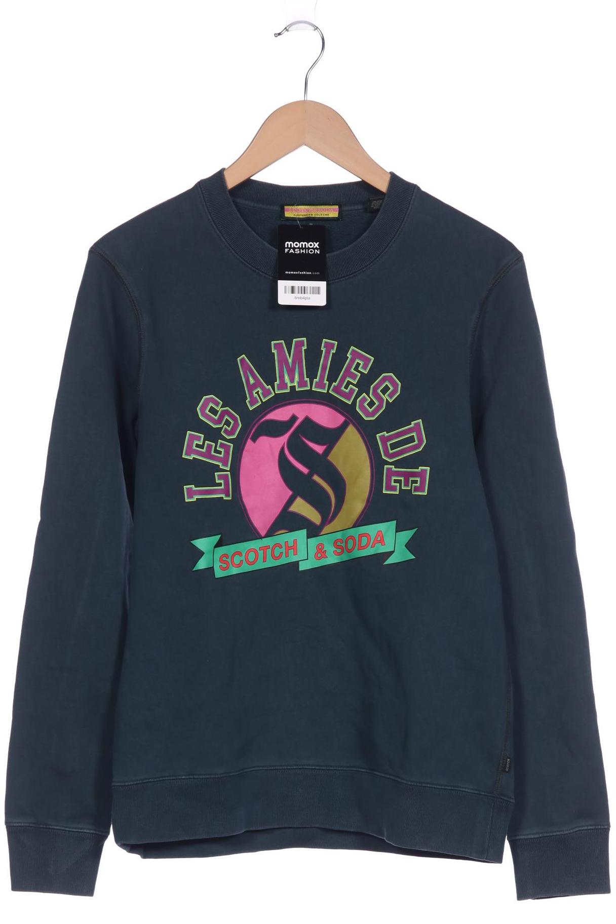 

Scotch & Soda Herren Sweatshirt, türkis, Gr. 48