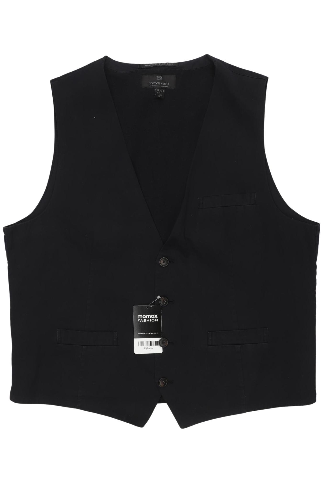 

Scotch & Soda Herren Weste, schwarz, Gr. 54