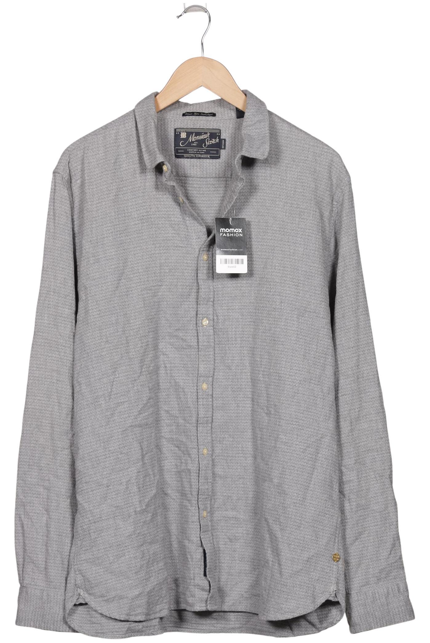 

Scotch & Soda Herren Hemd, grau, Gr. 56