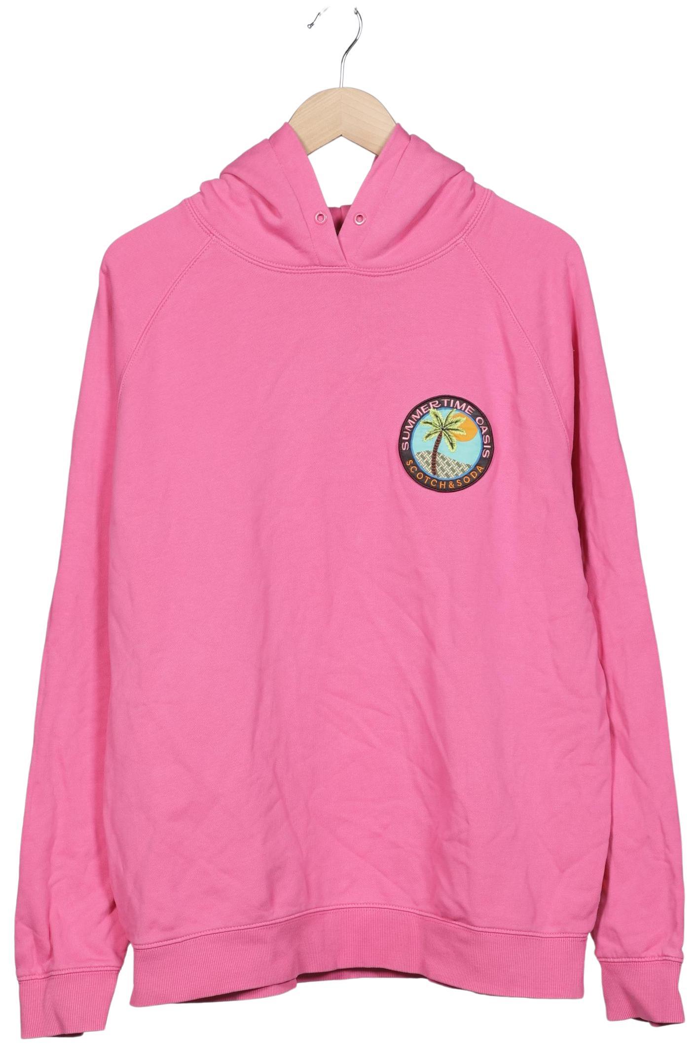 

Scotch & Soda Herren Kapuzenpullover, pink, Gr. 56