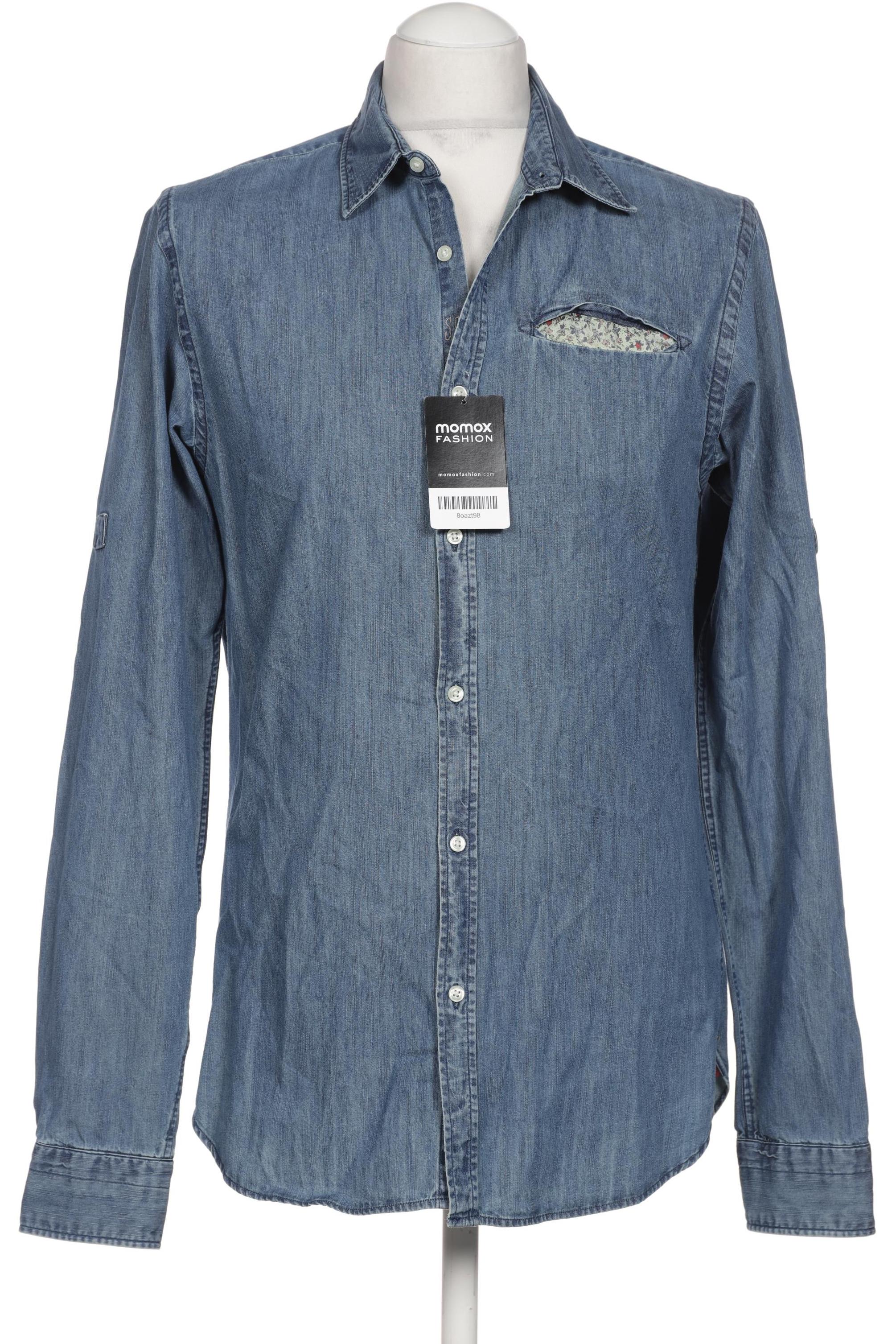 

Scotch & Soda Herren Hemd, blau, Gr. 48
