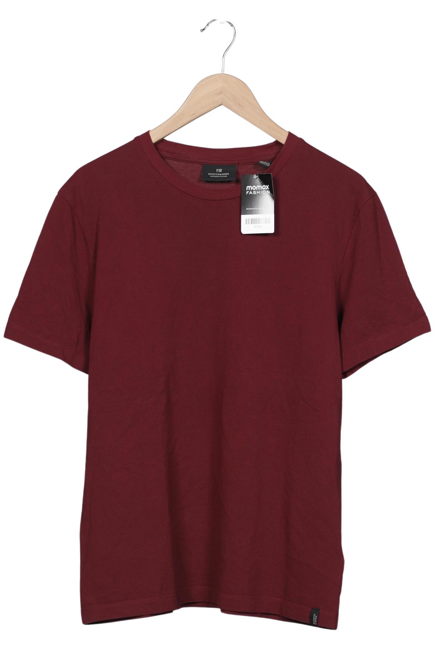 

Scotch & Soda Herren T-Shirt, bordeaux, Gr. 52