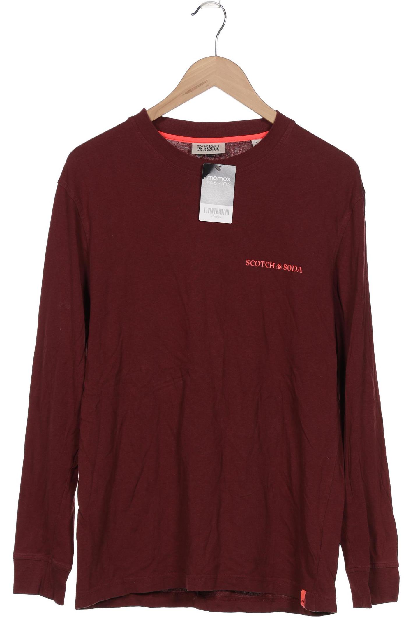 

Scotch & Soda Herren Langarmshirt, bordeaux, Gr. 48