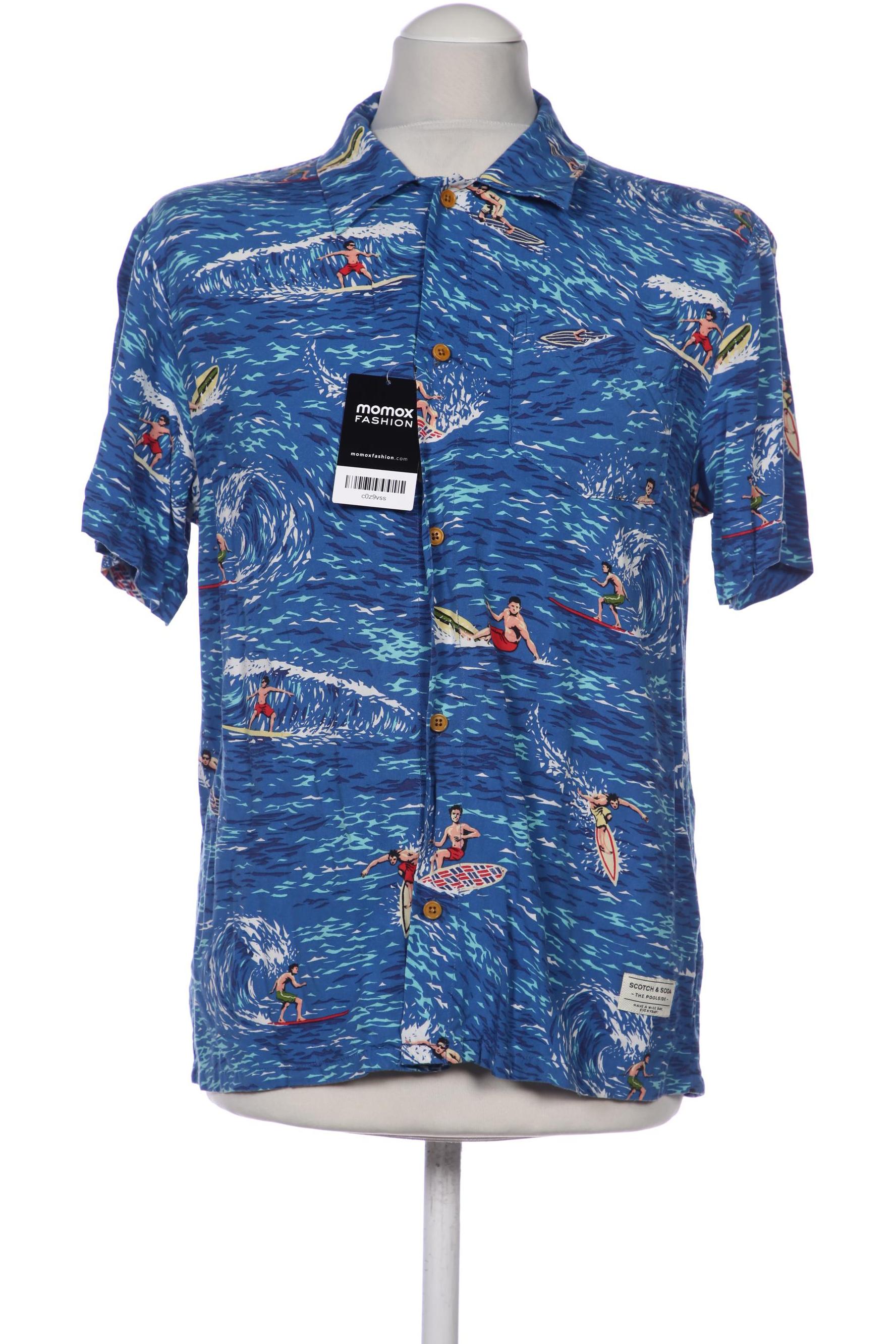 

Scotch & Soda Herren Hemd, blau