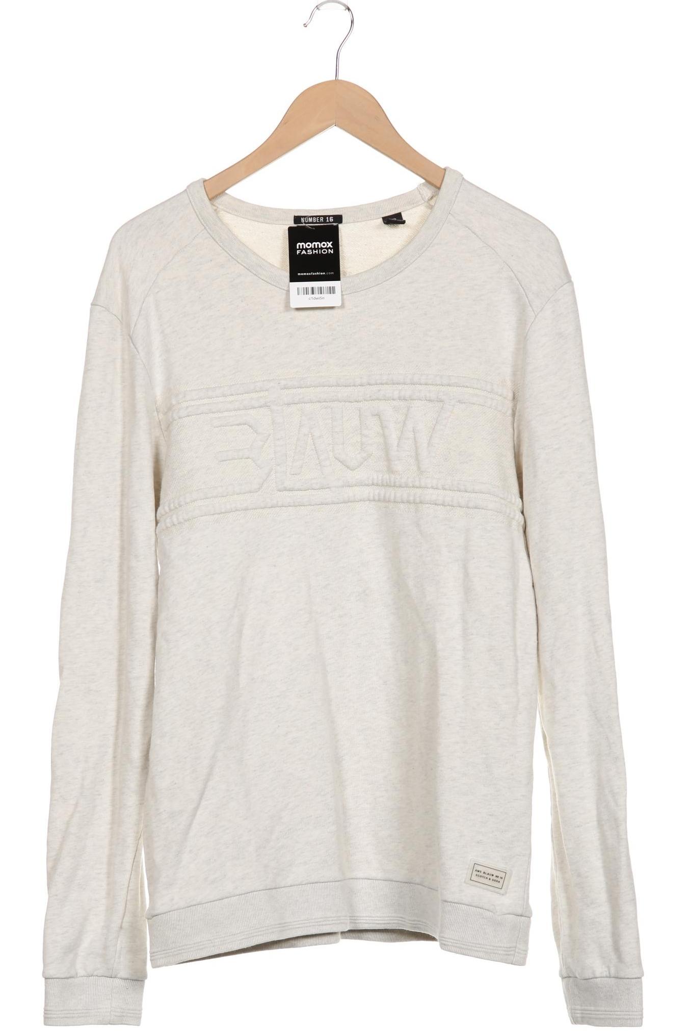 

Scotch & Soda Herren Sweatshirt, weiß, Gr. 52