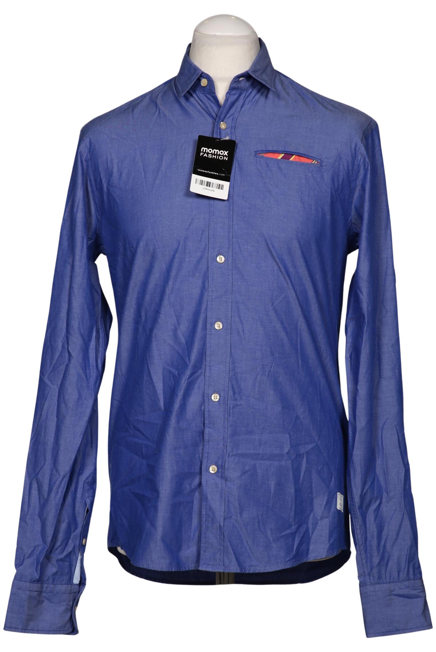 

Scotch & Soda Herren Hemd, blau, Gr. 48