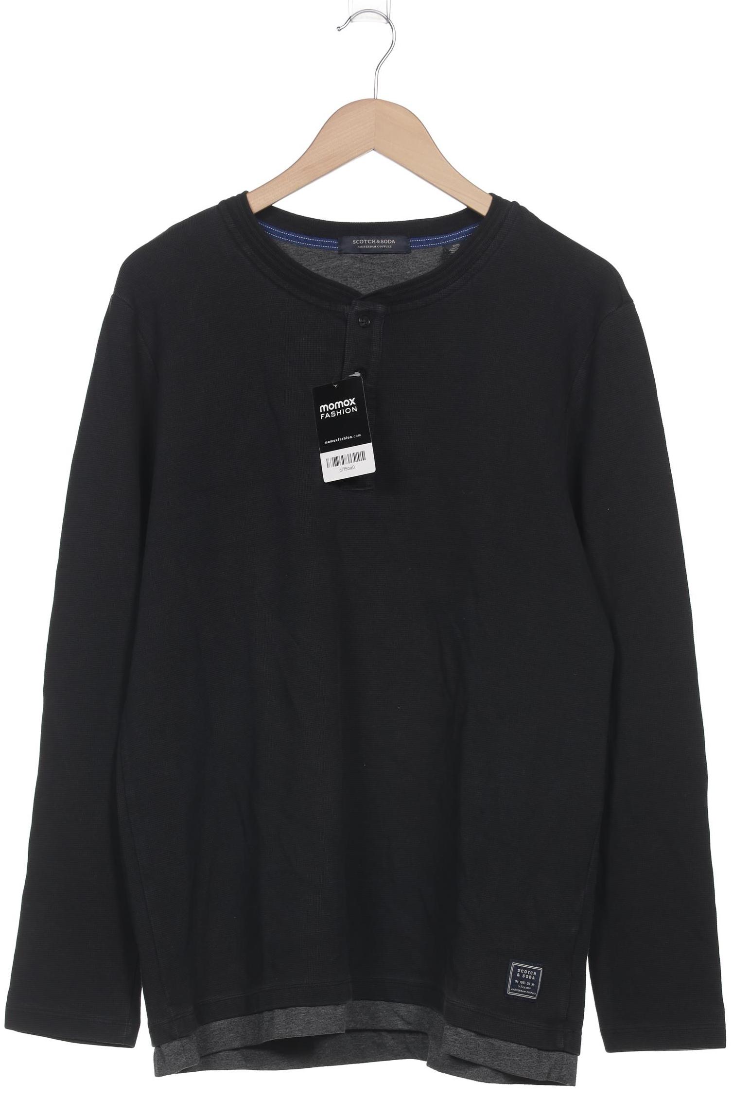 

Scotch & Soda Herren Langarmshirt, schwarz, Gr. 54