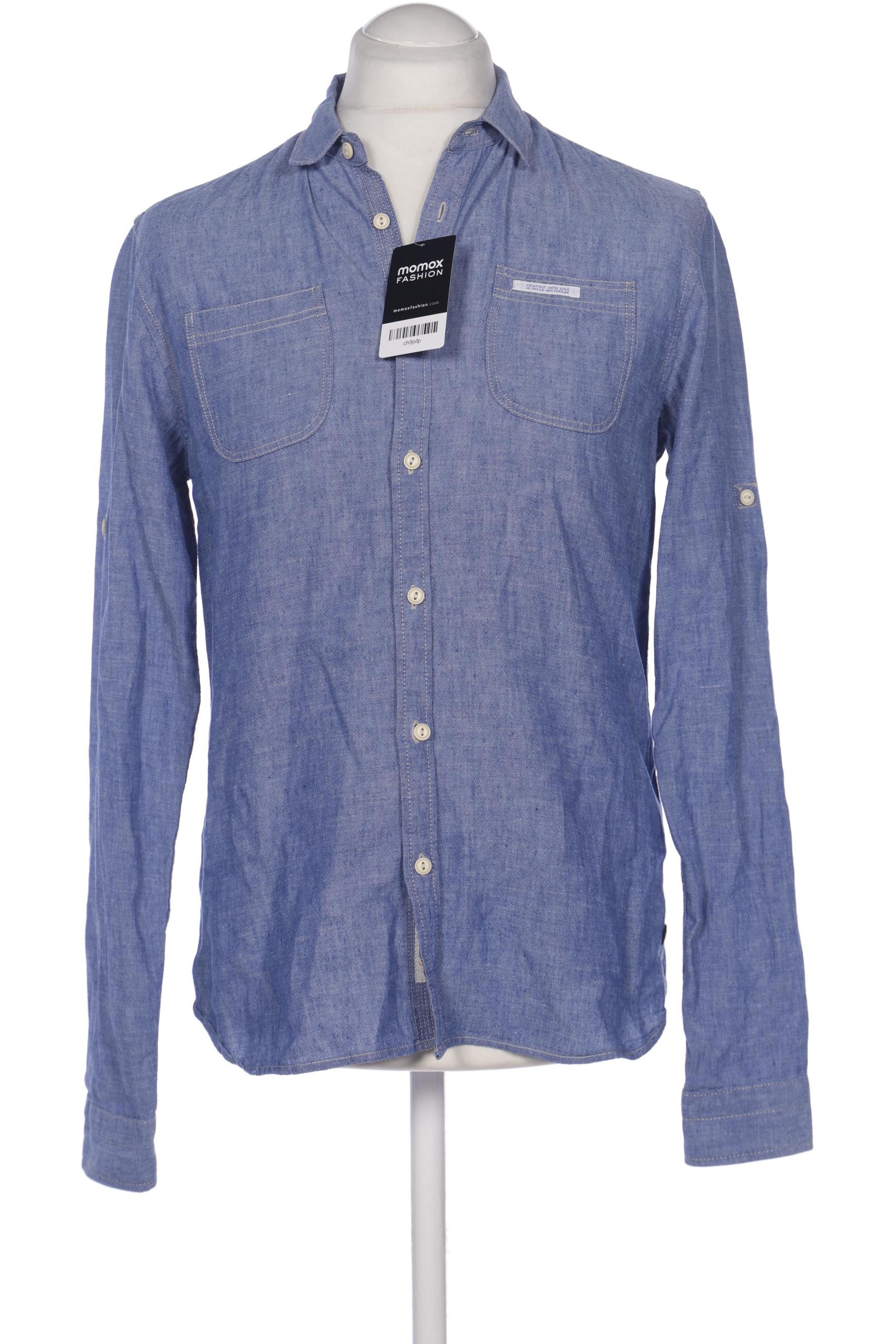 

Scotch & Soda Herren Hemd, blau, Gr. 48