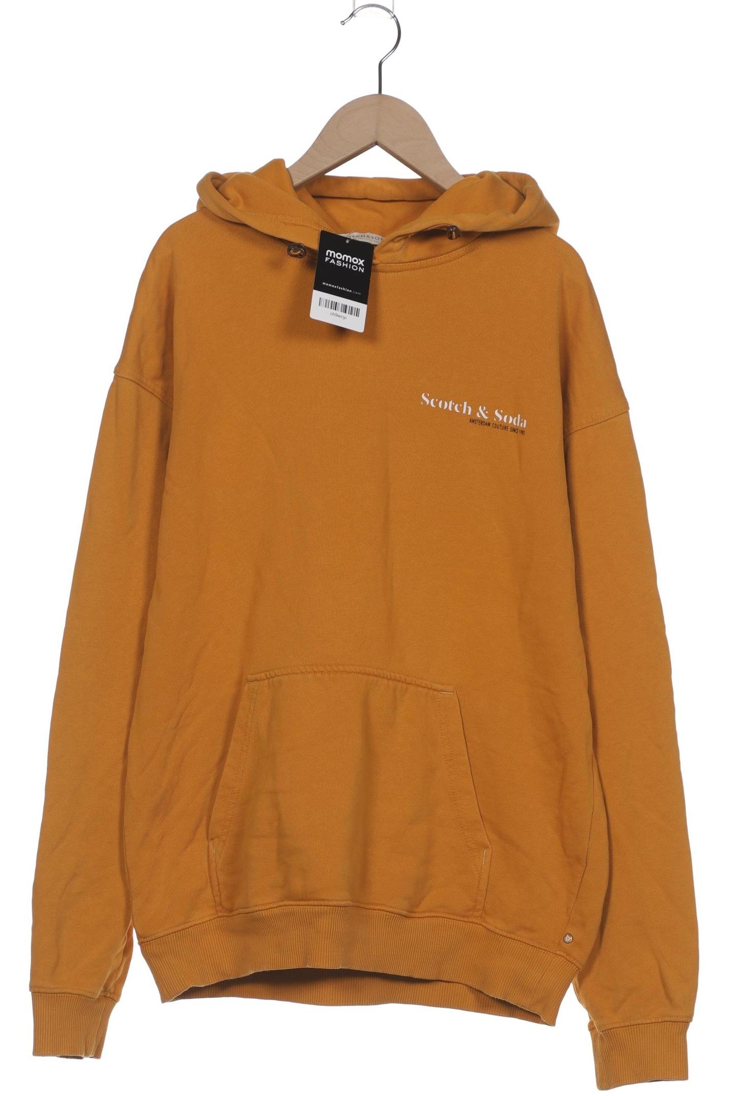 

Scotch & Soda Herren Kapuzenpullover, orange, Gr. 48