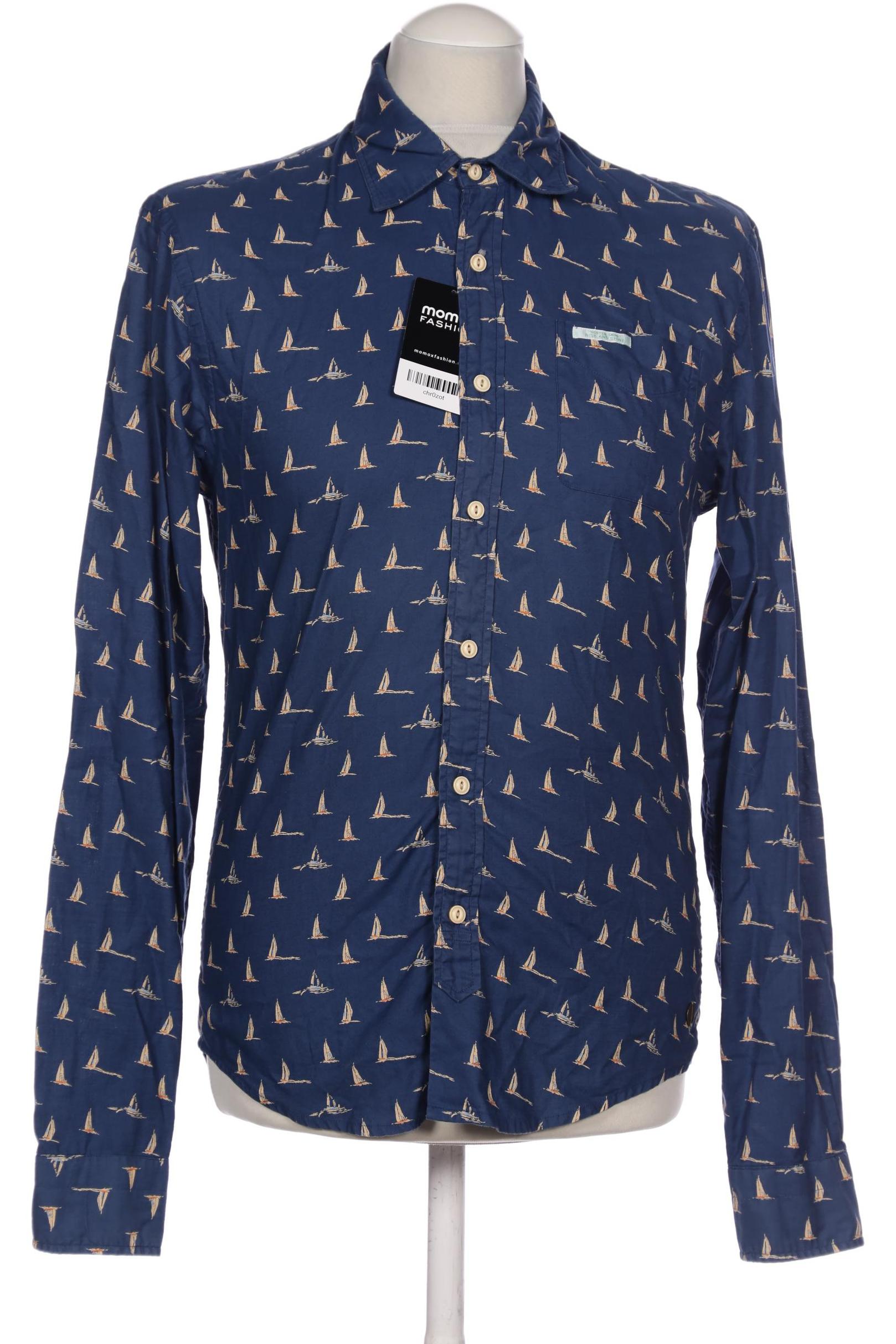

Scotch & Soda Herren Hemd, blau