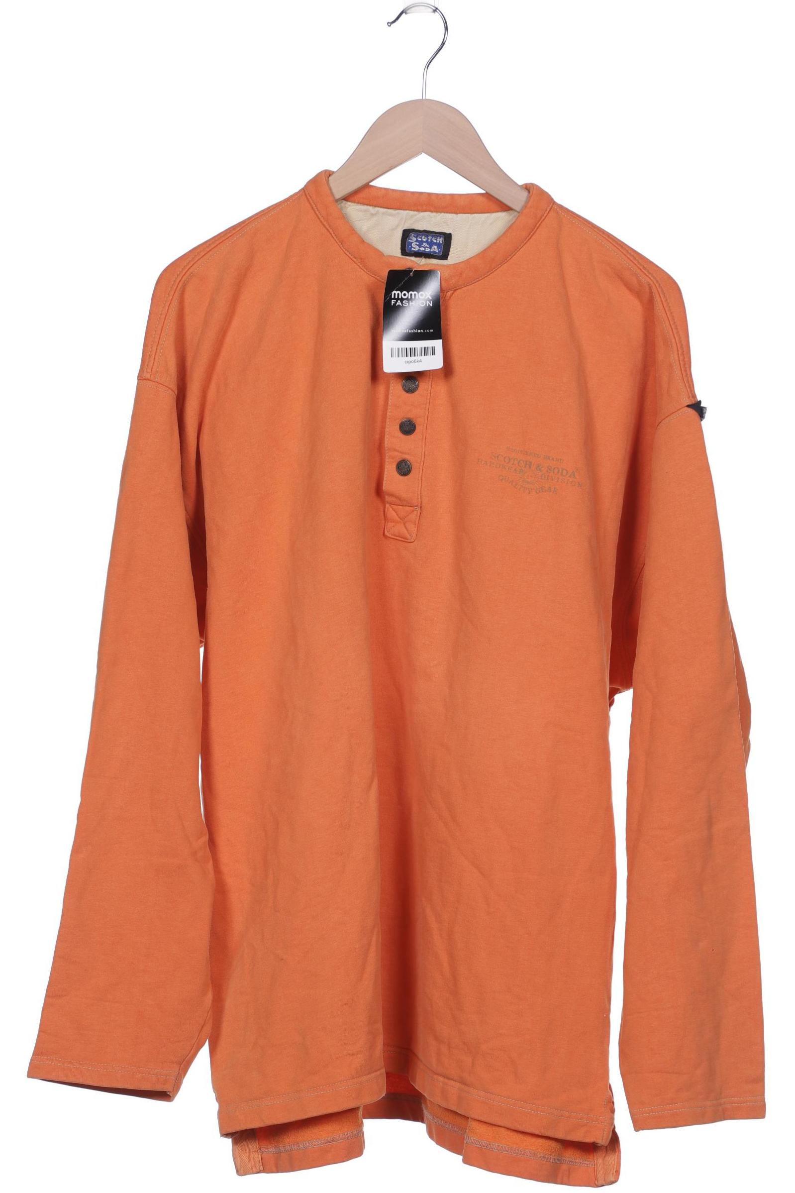 

Scotch & Soda Herren Sweatshirt, orange