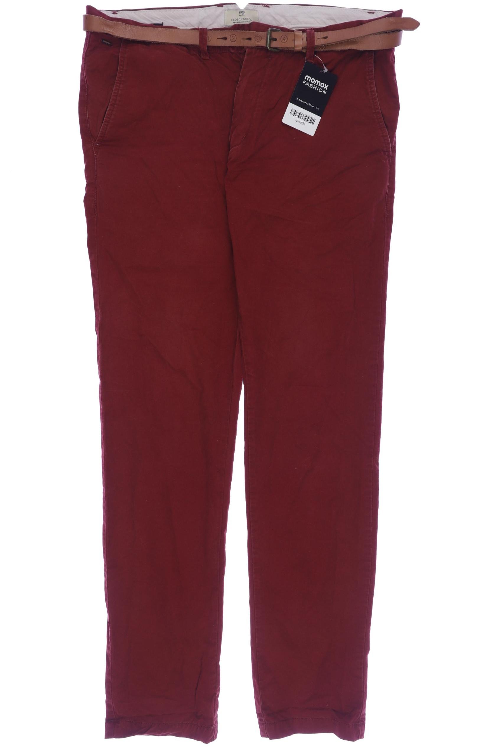 

Scotch & Soda Herren Stoffhose, bordeaux, Gr. 32