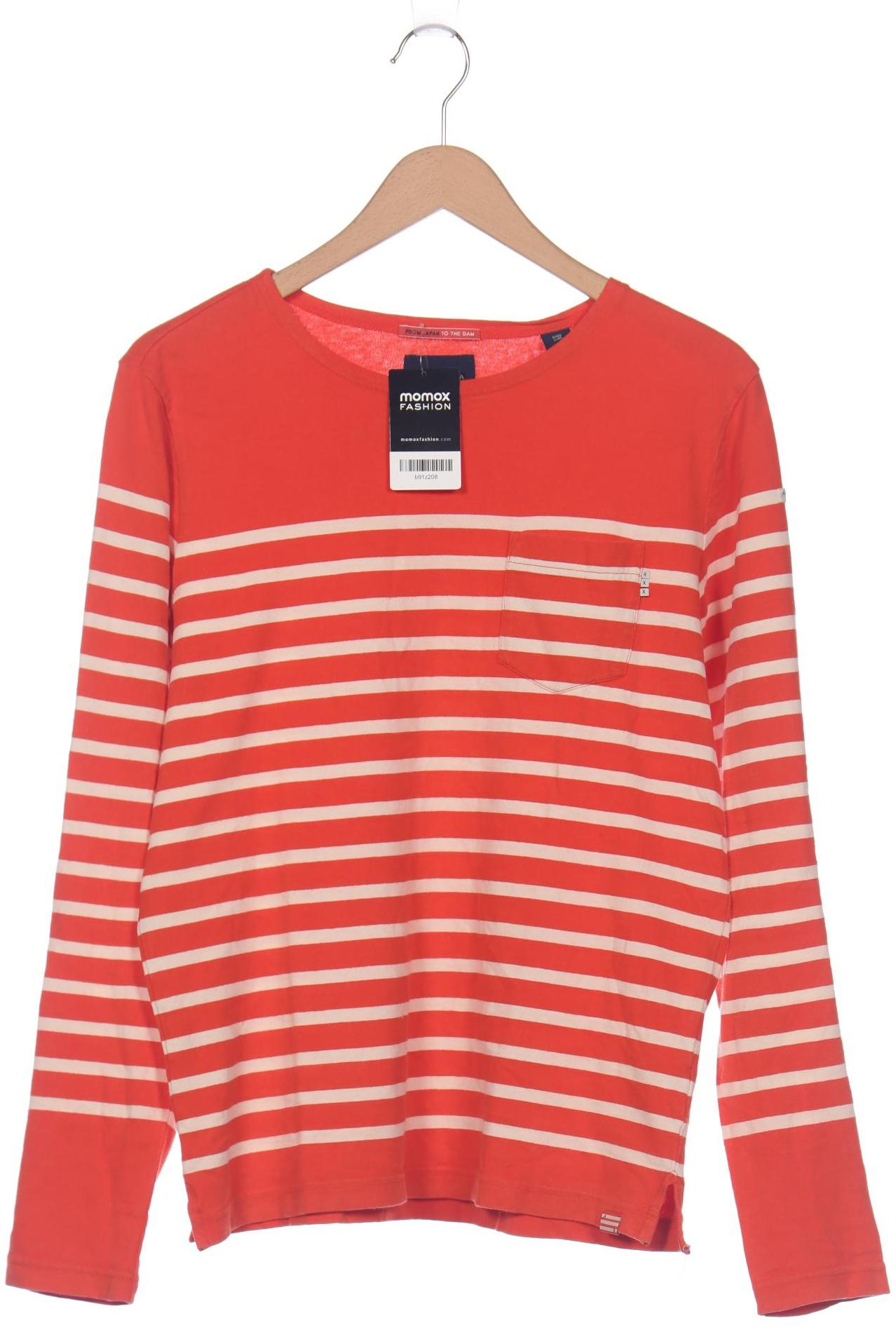 

Scotch & Soda Herren Langarmshirt, orange, Gr. 48