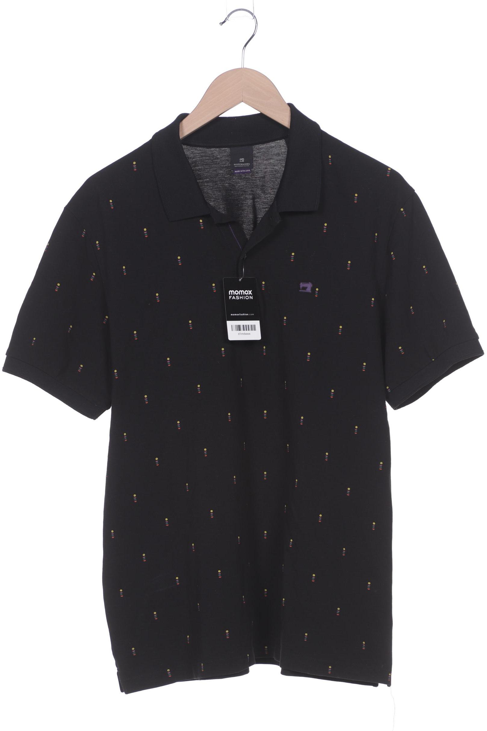 

Scotch & Soda Herren Poloshirt, schwarz, Gr. 54