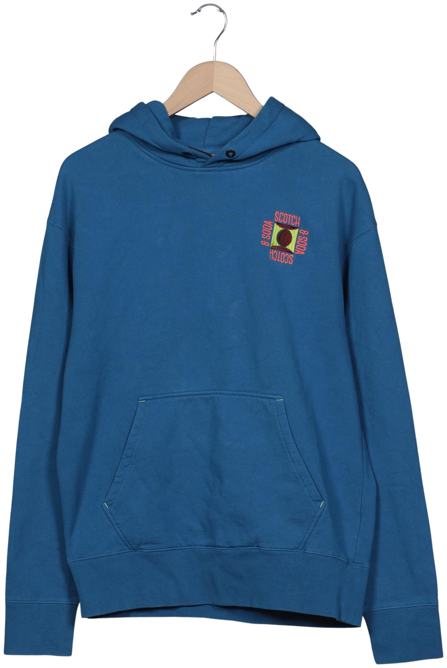 

Scotch & Soda Herren Kapuzenpullover, blau, Gr. 52