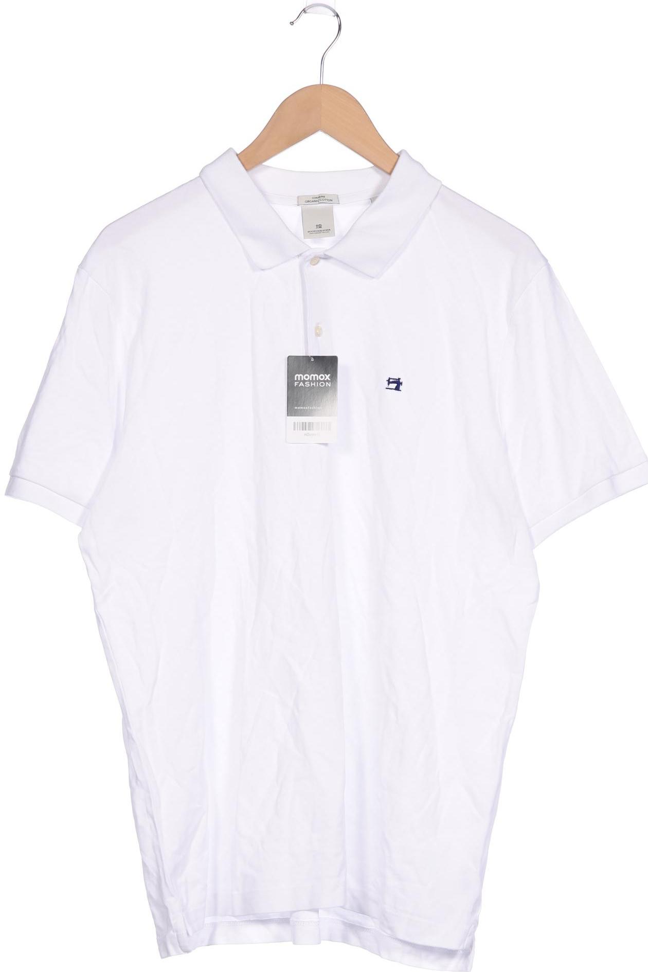 

Scotch & Soda Herren Poloshirt, weiß, Gr. 54