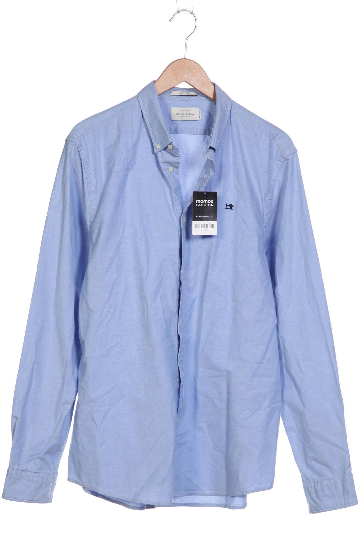 

Scotch & Soda Herren Hemd, blau, Gr. 56