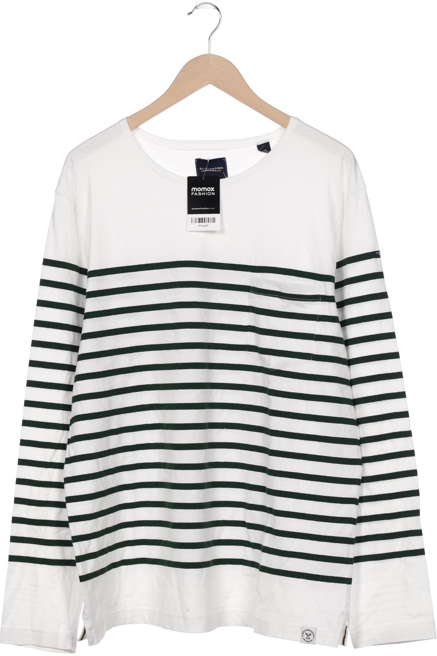 

Scotch & Soda Herren Langarmshirt, weiß