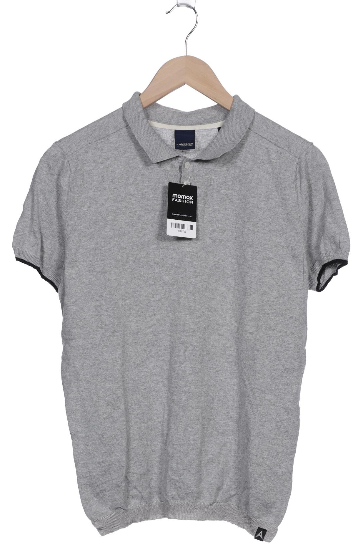 

Scotch & Soda Herren Poloshirt, grau, Gr. 48