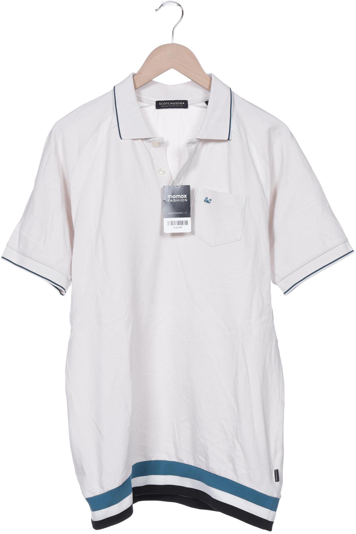 

Scotch & Soda Herren Poloshirt, cremeweiß, Gr. 48
