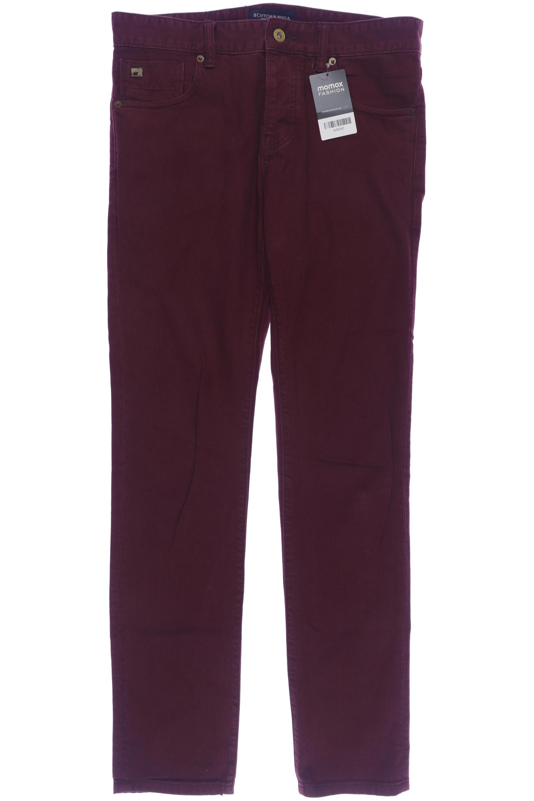 

Scotch & Soda Herren Jeans, bordeaux, Gr. 30