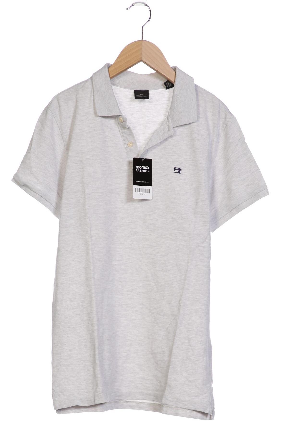 

Scotch & Soda Herren Poloshirt, grau, Gr. 48