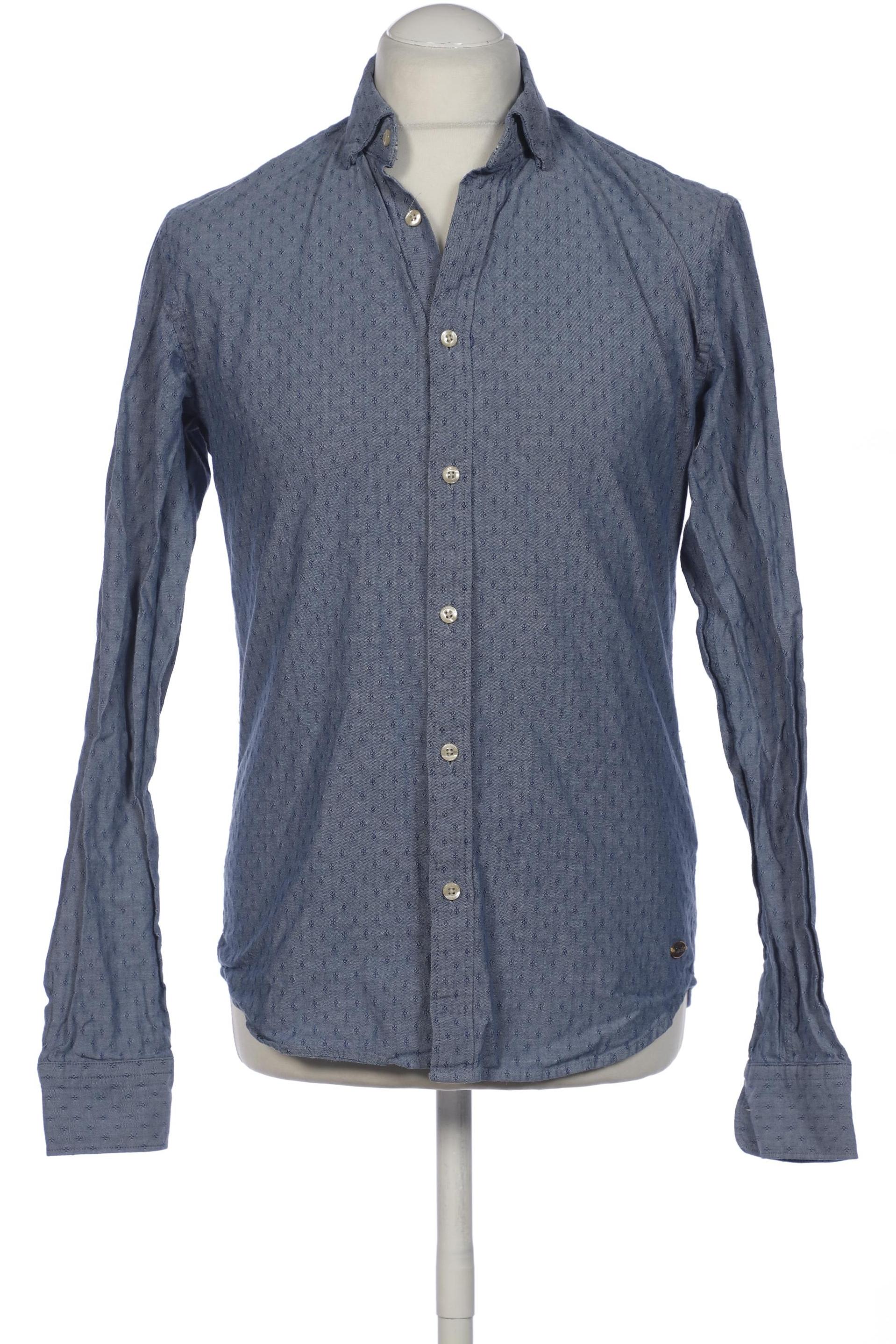 

Scotch & Soda Herren Hemd, blau, Gr. 48