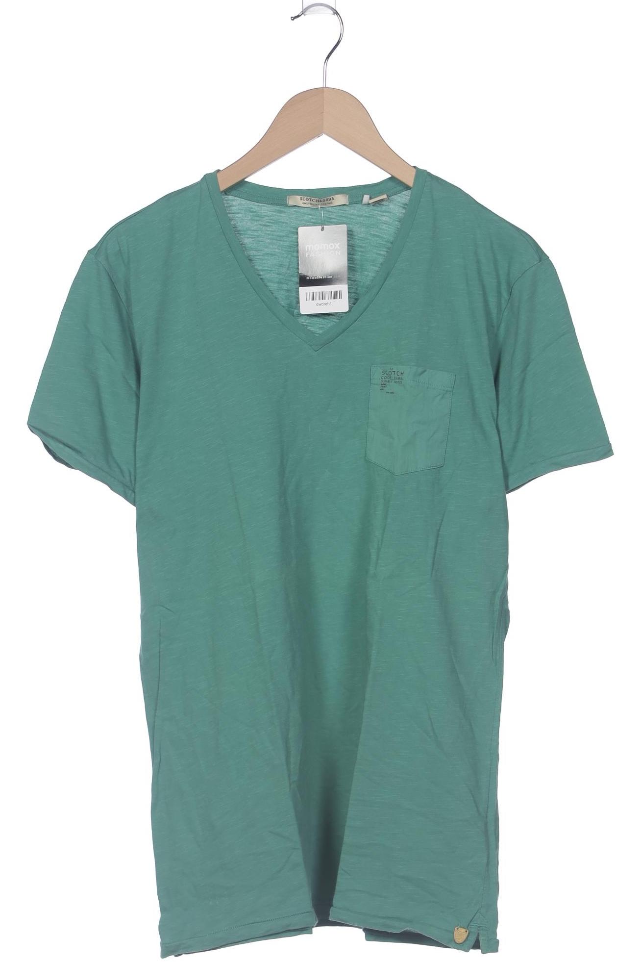 

Scotch & Soda Herren T-Shirt, türkis, Gr. 52