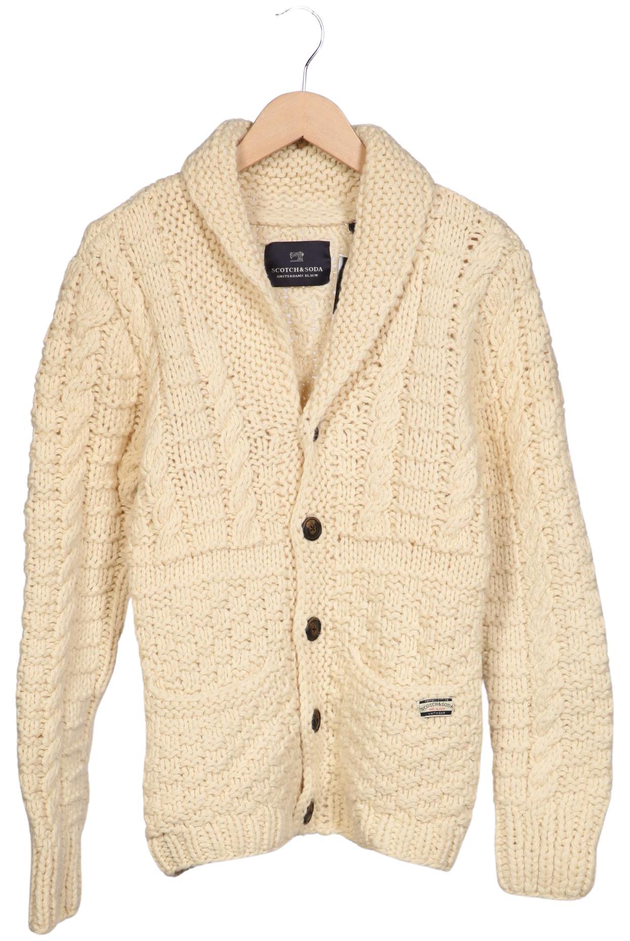 Thumbnail - Scotch &amp; Soda Herren Strickjacke, cremeweiß, Gr. 46