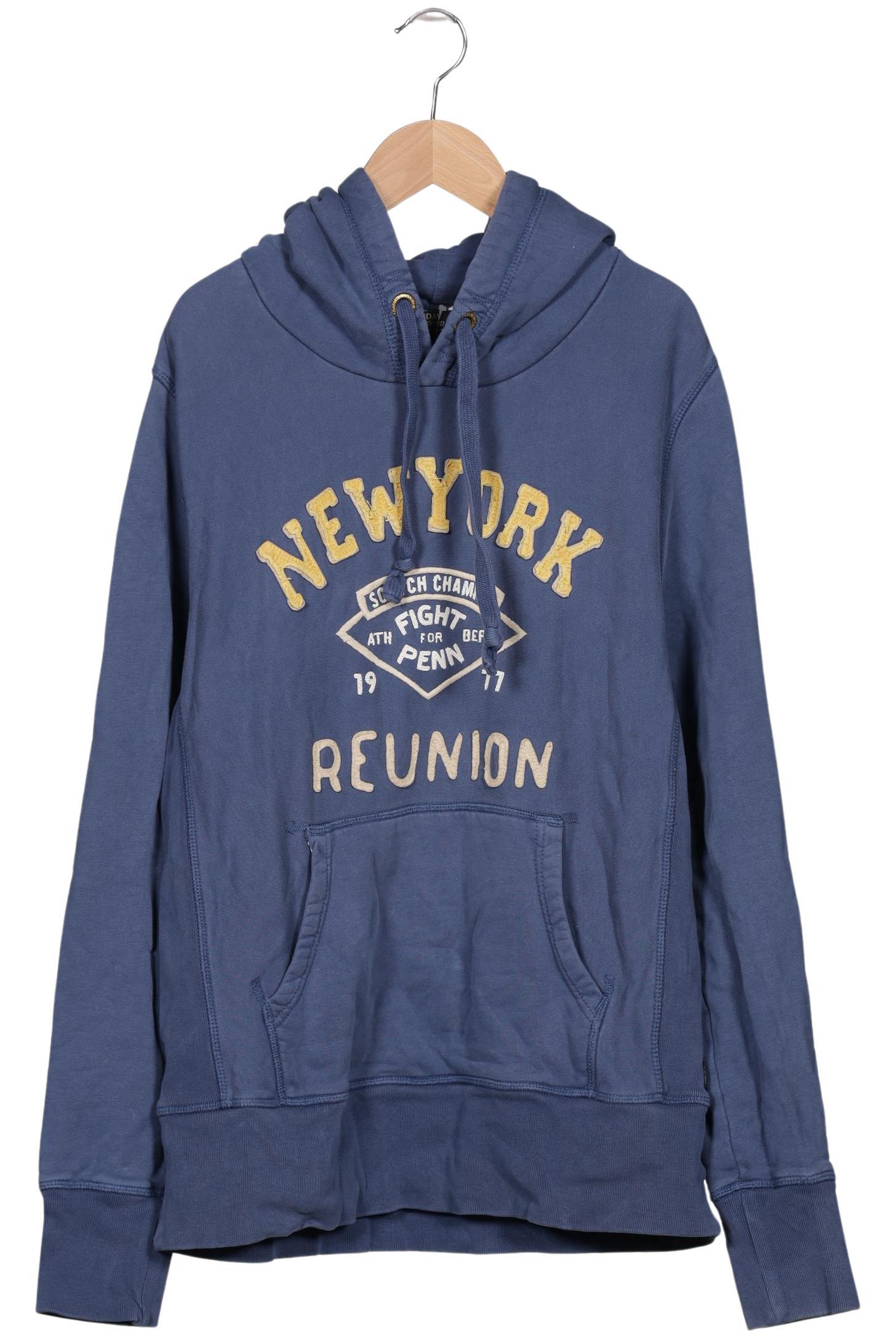 

Scotch & Soda Herren Kapuzenpullover, blau, Gr. 48