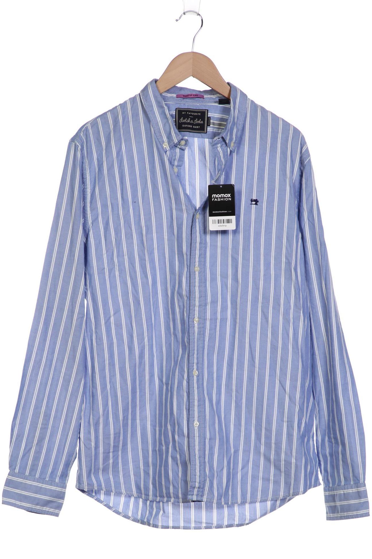 

Scotch & Soda Herren Hemd, blau, Gr. 56
