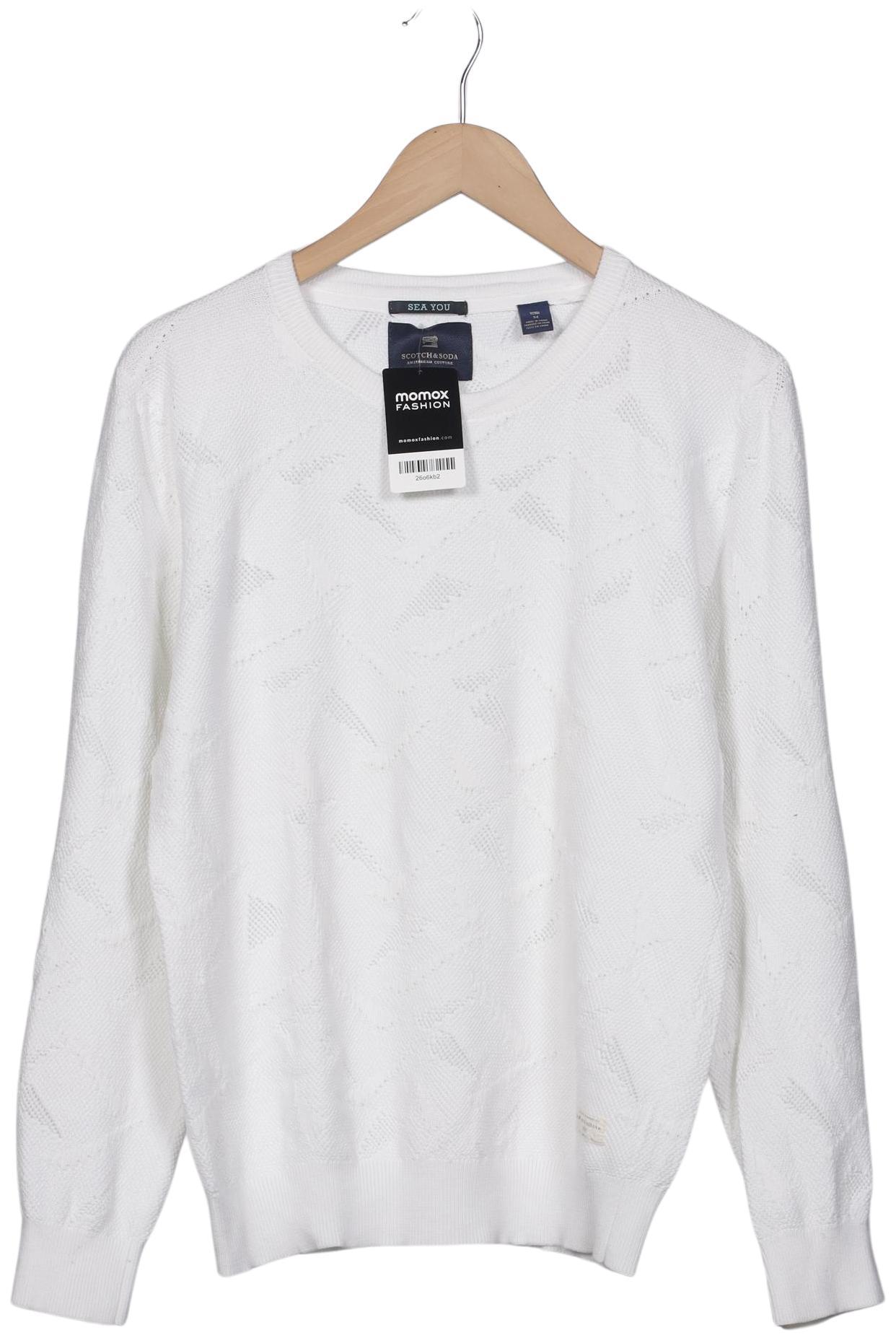 

Scotch & Soda Herren Pullover, weiß, Gr. 48