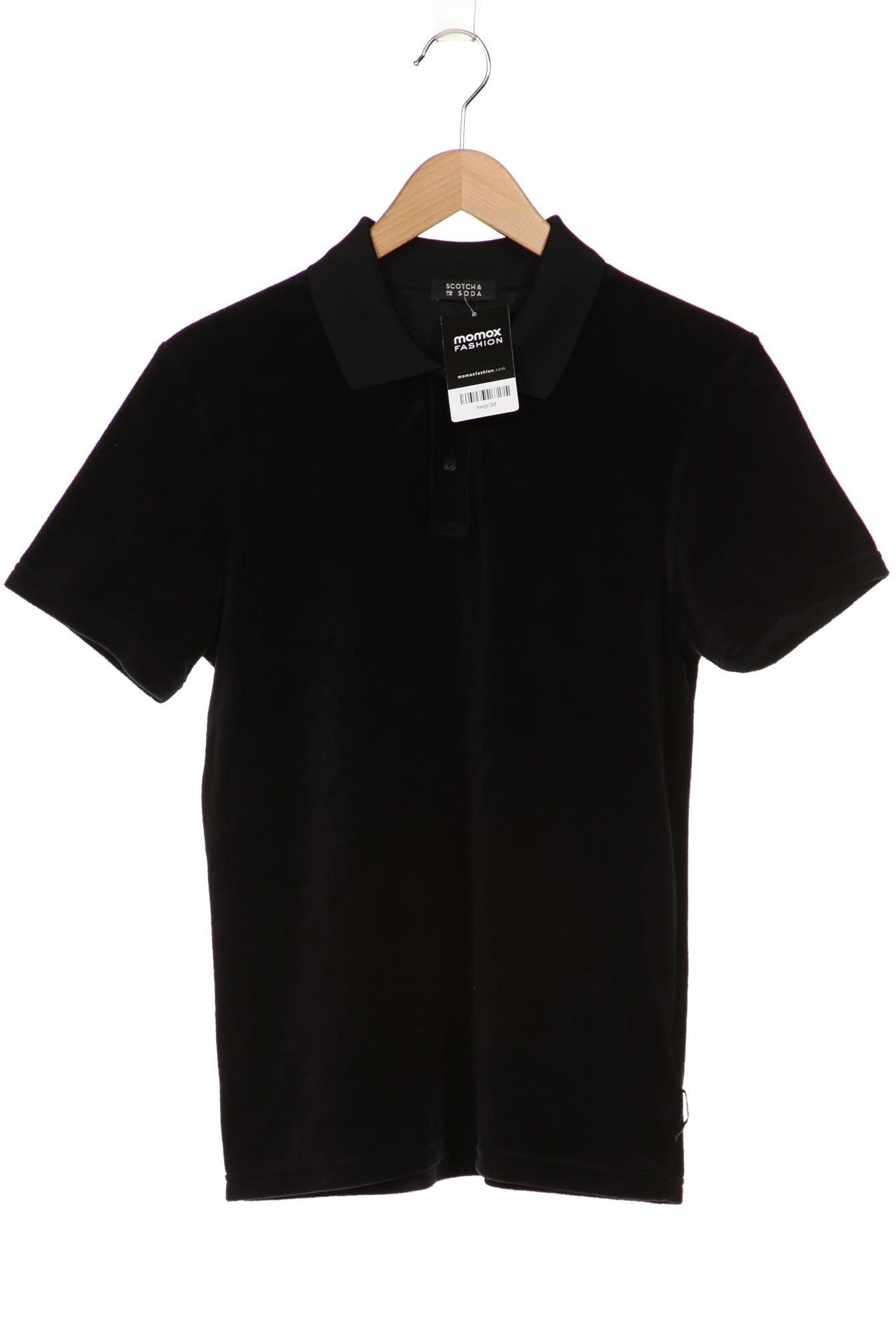 

Scotch & Soda Herren Poloshirt, schwarz