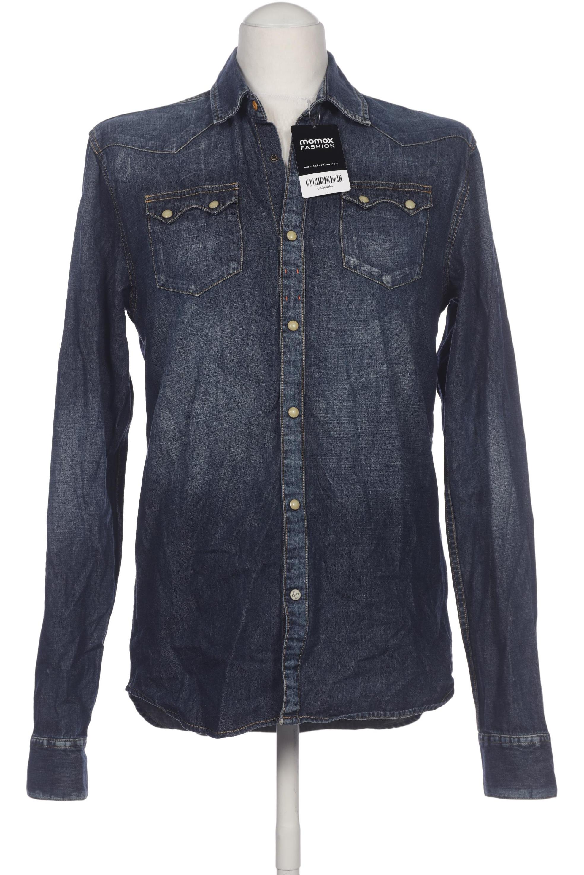 

Scotch & Soda Herren Hemd, blau, Gr. 48