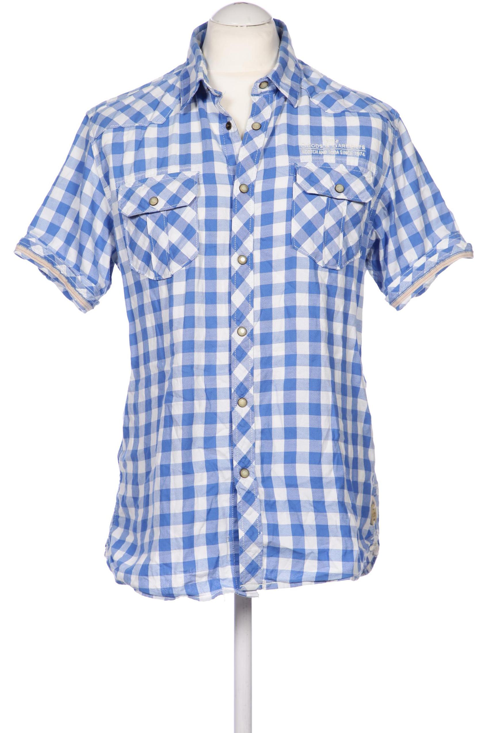 

Scotch & Soda Herren Hemd, blau