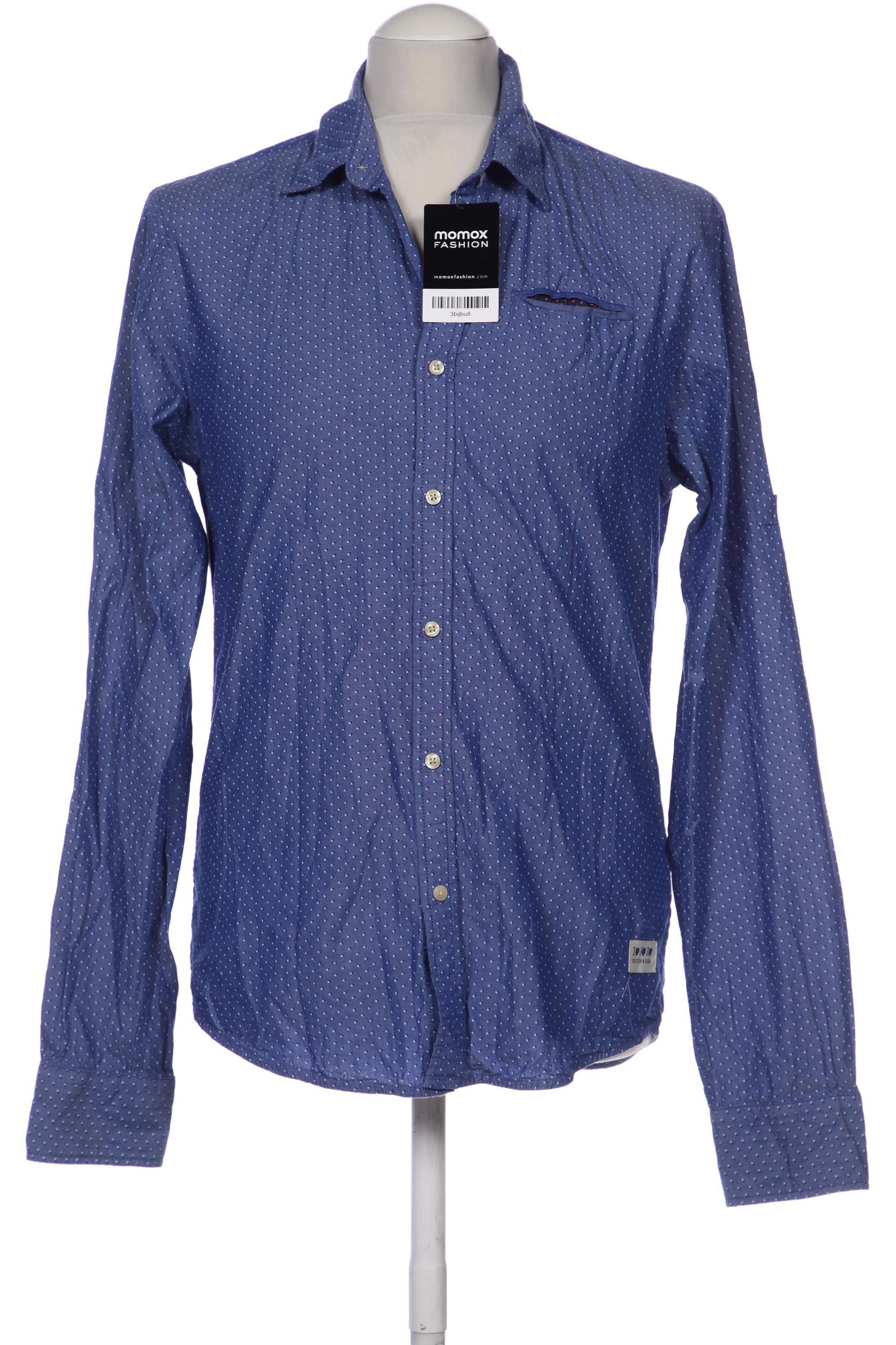 

Scotch & Soda Herren Hemd, blau, Gr. 48