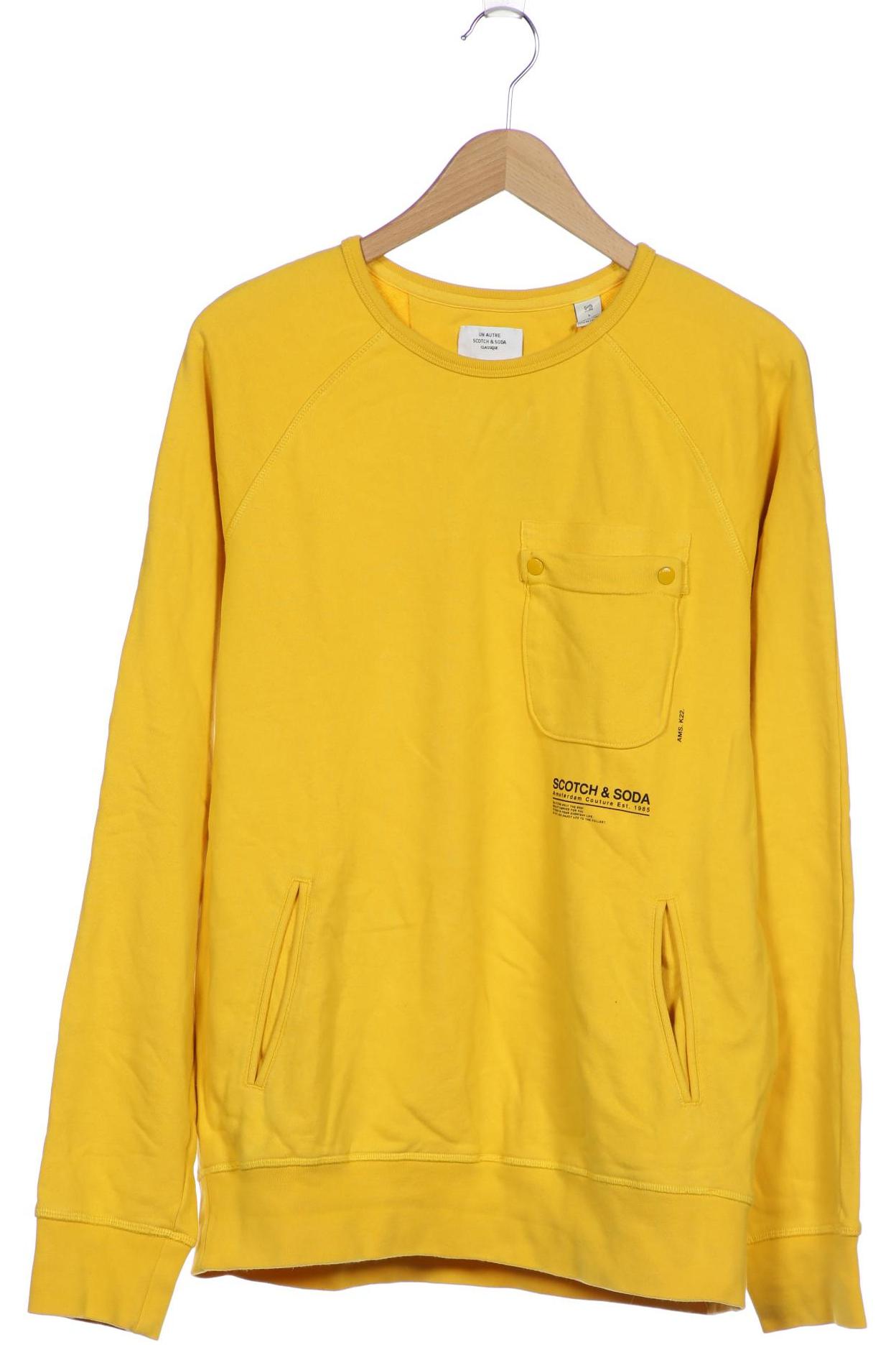 

Scotch & Soda Herren Sweatshirt, gelb, Gr. 52