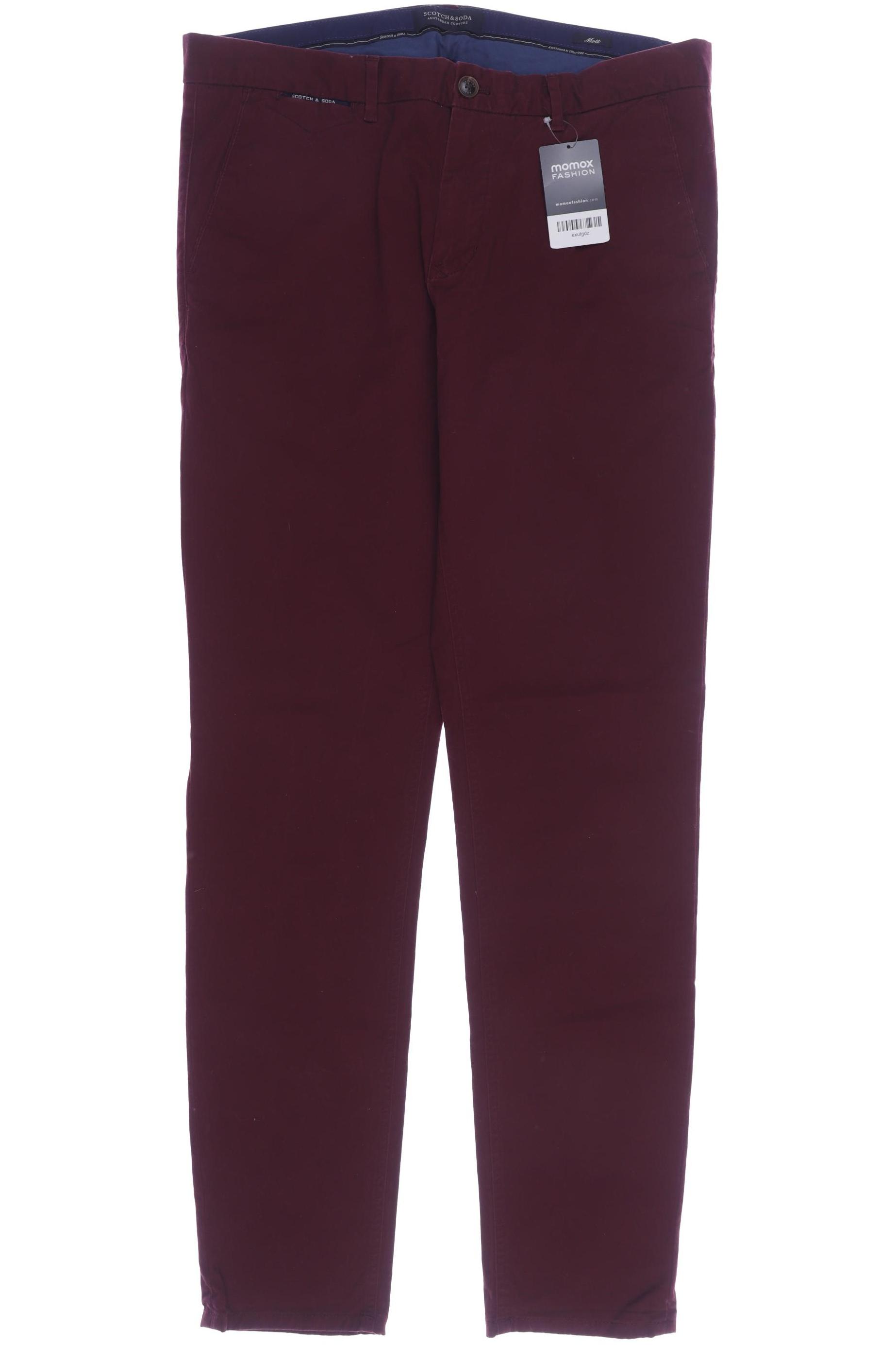 

Scotch & Soda Herren Stoffhose, bordeaux
