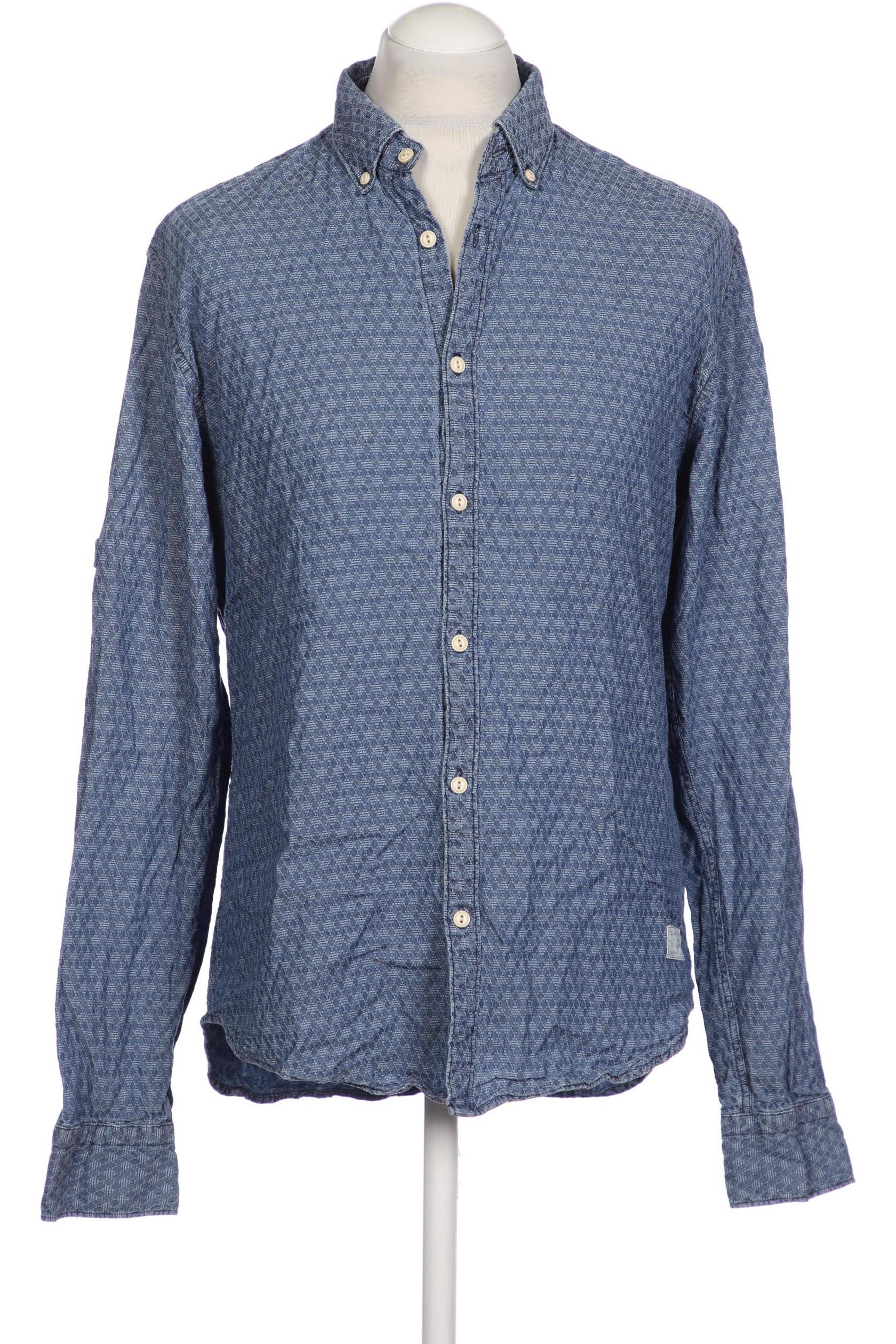 

Scotch & Soda Herren Hemd, blau, Gr. 52