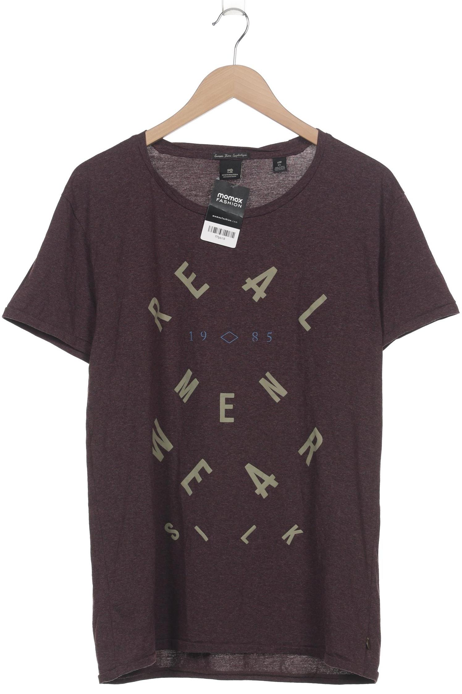 

Scotch & Soda Herren T-Shirt, bordeaux, Gr. 54