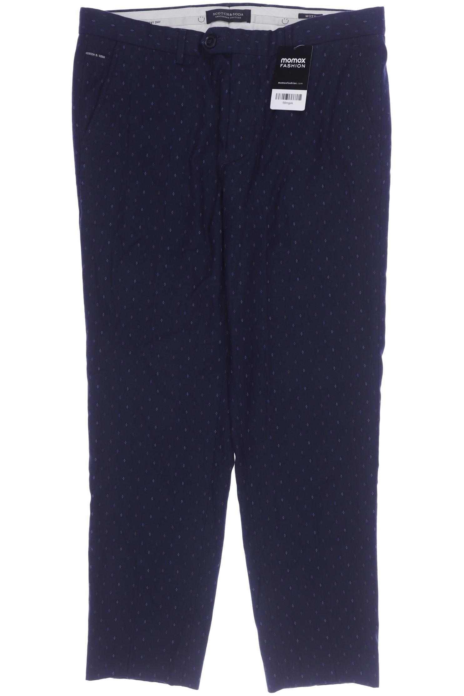 

Scotch & Soda Herren Stoffhose, marineblau, Gr. 32