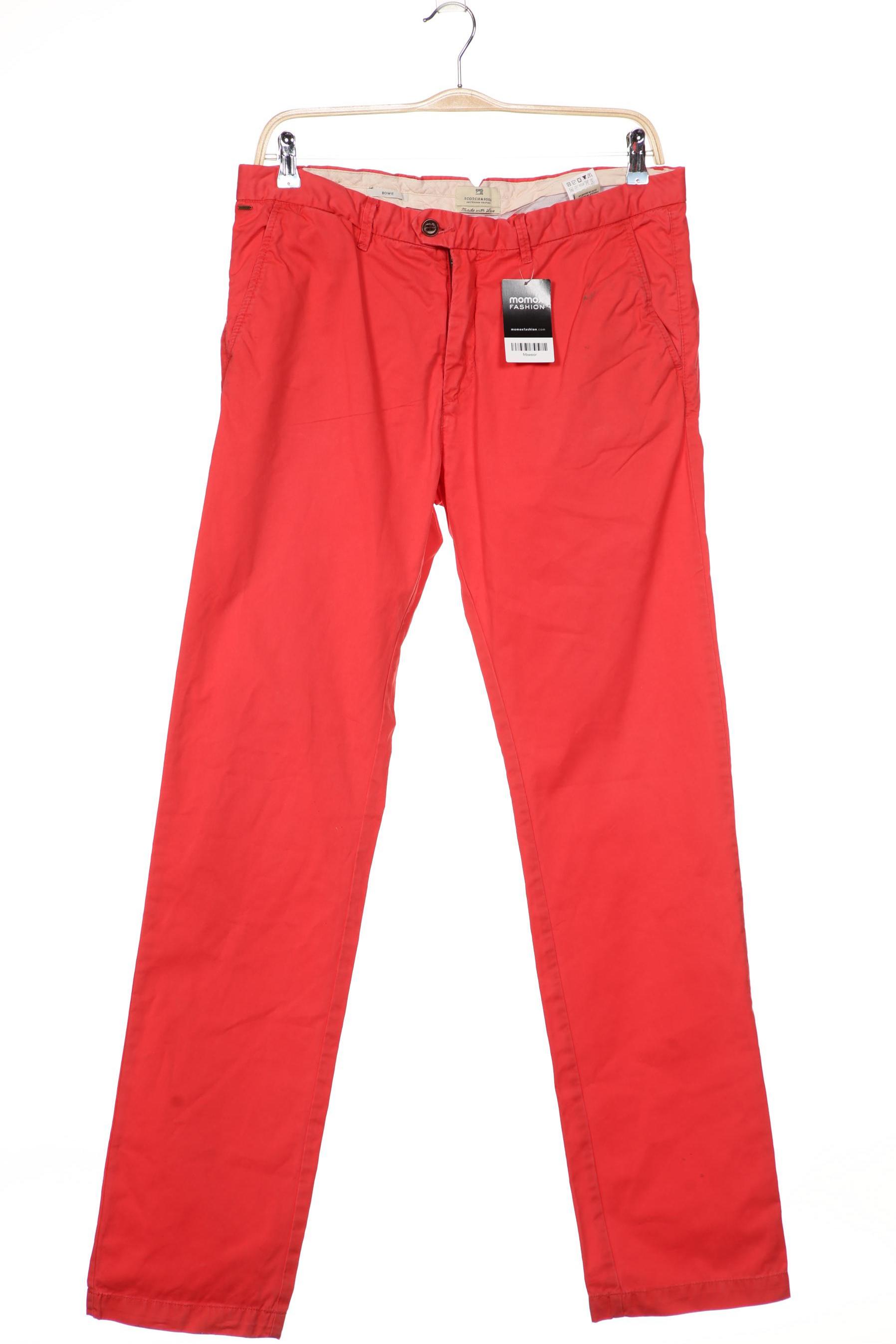 

Scotch & Soda Herren Stoffhose, rot